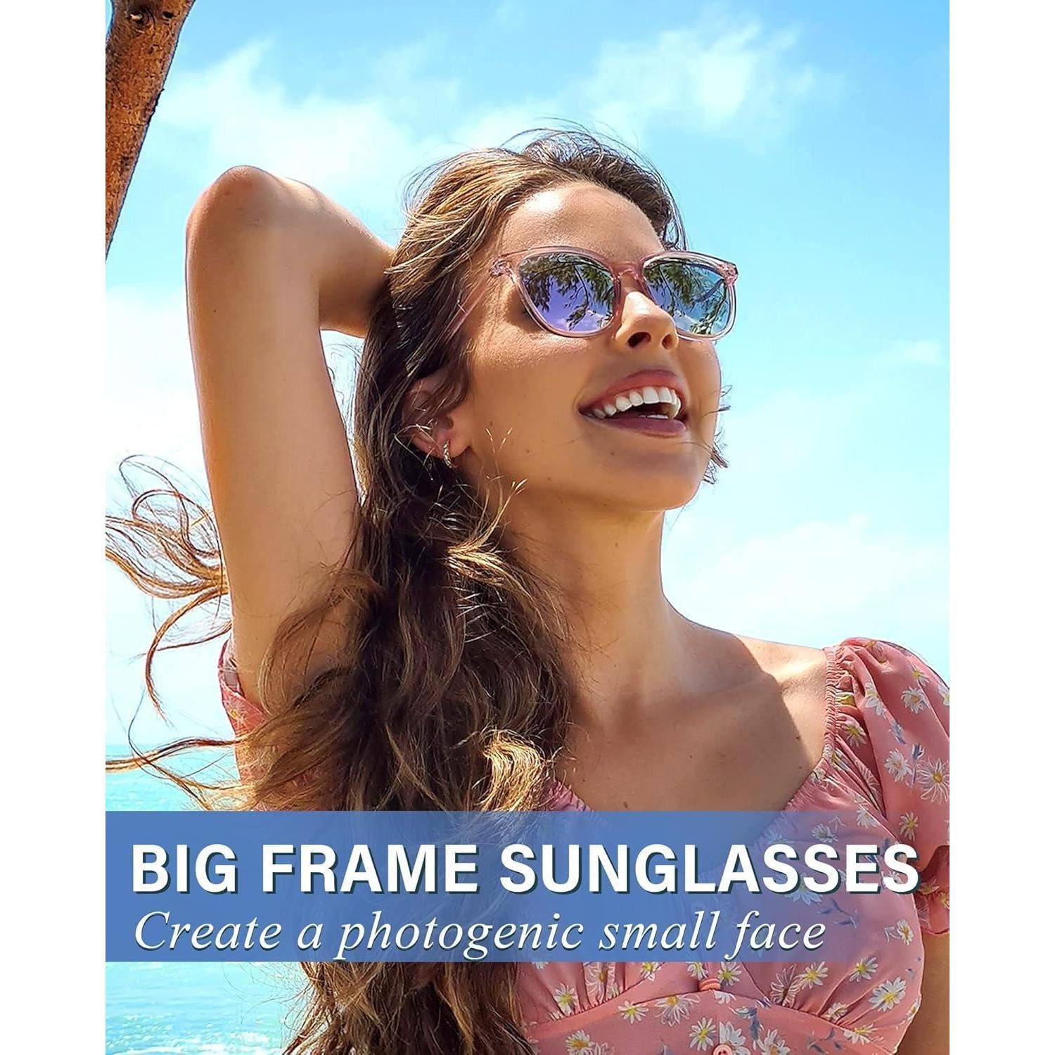 LuxusKollektion Wayfarer Sonnenbrille polarisierte Damen UV400 verspiegelt günstig online kaufen