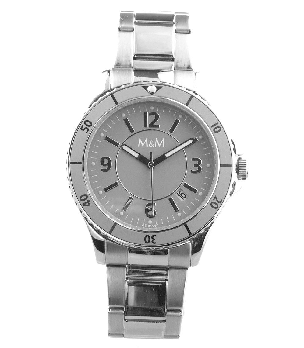 M&M Germany Quarzuhr Herren Uhr M11846-198