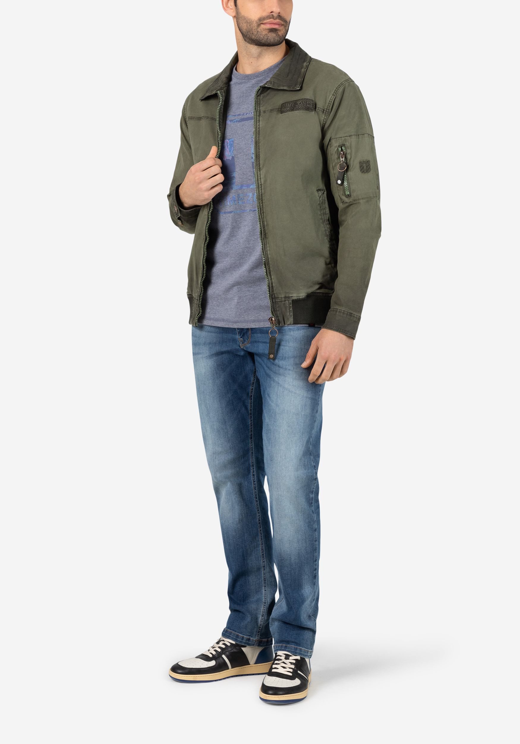 TIMEZONE Blouson Biker-Blouson mit Stretch-Twill Biker günstig online kaufen