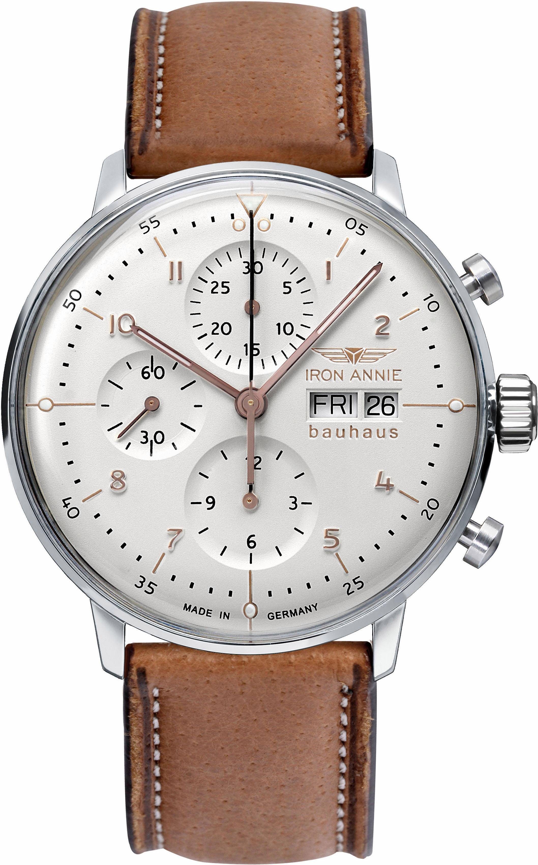 IRON ANNIE Chronograph Bauhaus, 5018-4, Made in Germany