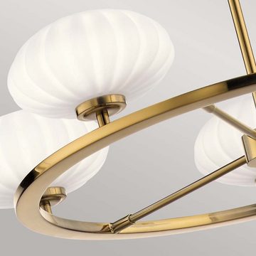 etc-shop LED Pendelleuchte, Hängeleuchte Deckenlampe Badezimmerlampe LED Pendellampe Gold