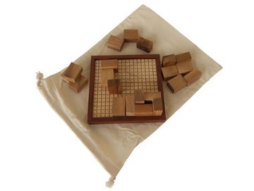 ROMBOL Denkspiele Spiel, Brettspiel Klinker, (Fred Horn, Niederlande, 2018), Strategiespiel für 2 Personen, Holzspiel