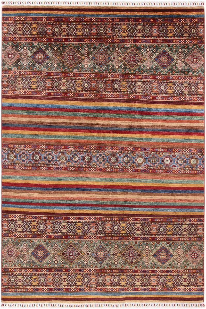 Orientteppich Arijana Shaal 170x244 Handgeknüpfter Orientteppich, Nain Trading, rechteckig, Höhe: 5 mm