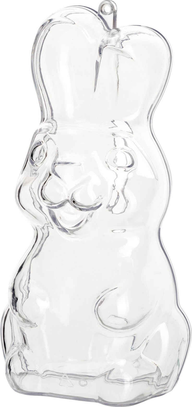 Hängedekoration Acryl-Form Stehender Hase, 13 cm hoch
