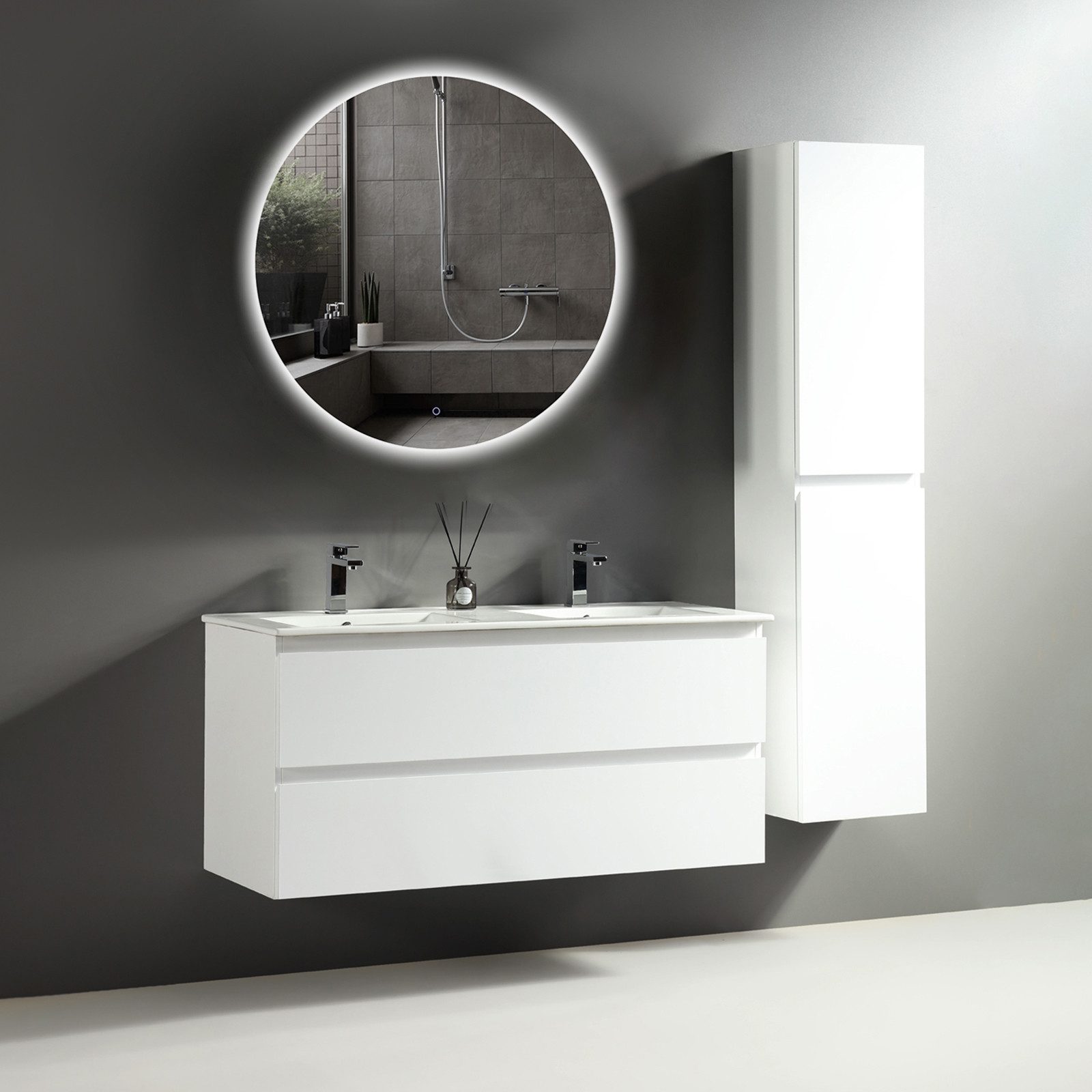 Alpenberger Badezimmer-Set Badezimmer Möbel Badschrank - günstig online kaufen