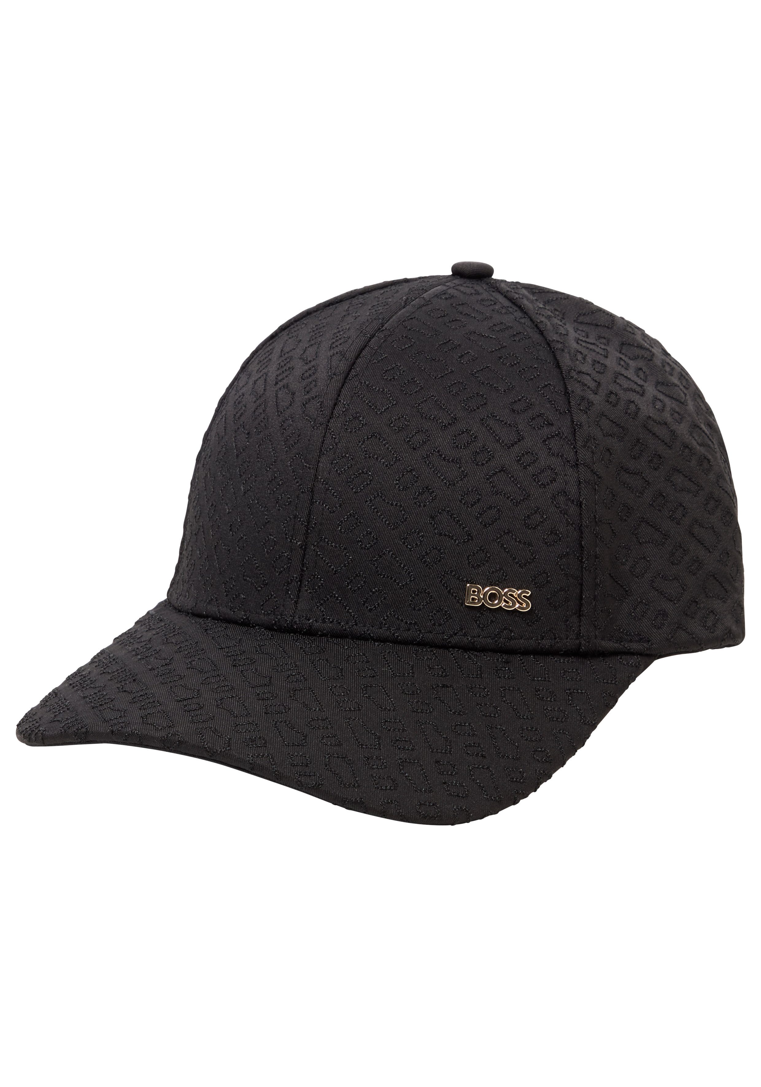 BOSS Baseball Cap Ari-M-E mit Allover-Stickerei