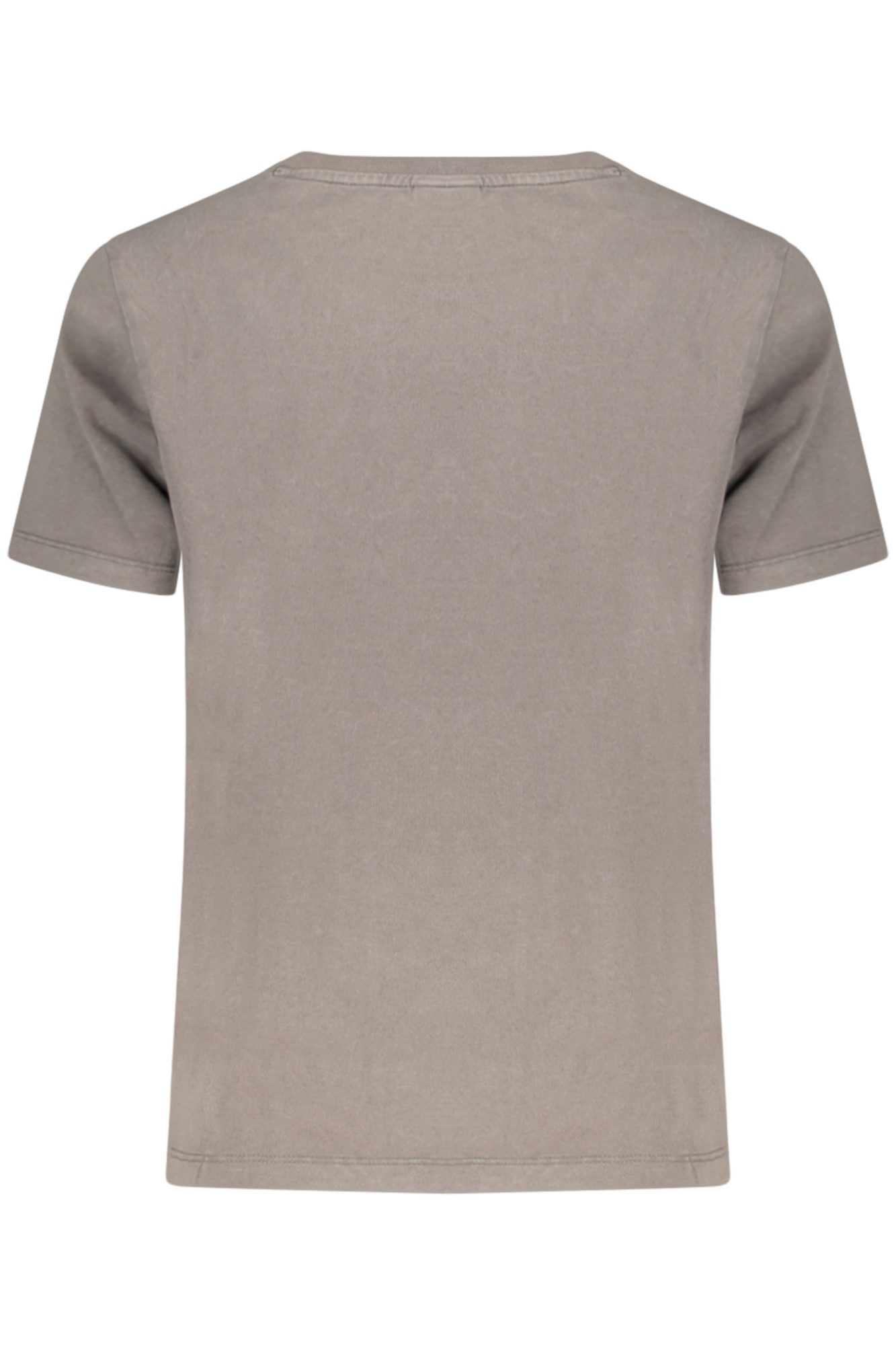 Desigual T-Shirt Graues Damen T-Shirt mit Rundhals und Perlen, ideal