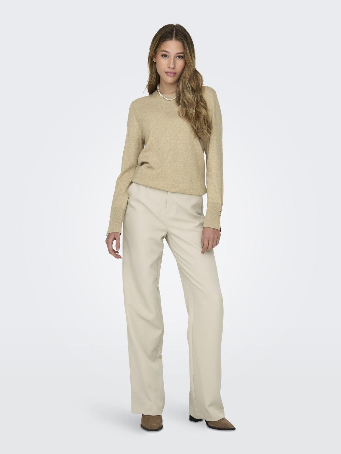 JACQUELINE de YONG Strickpullover Strickpullover Rundhals günstig online kaufen