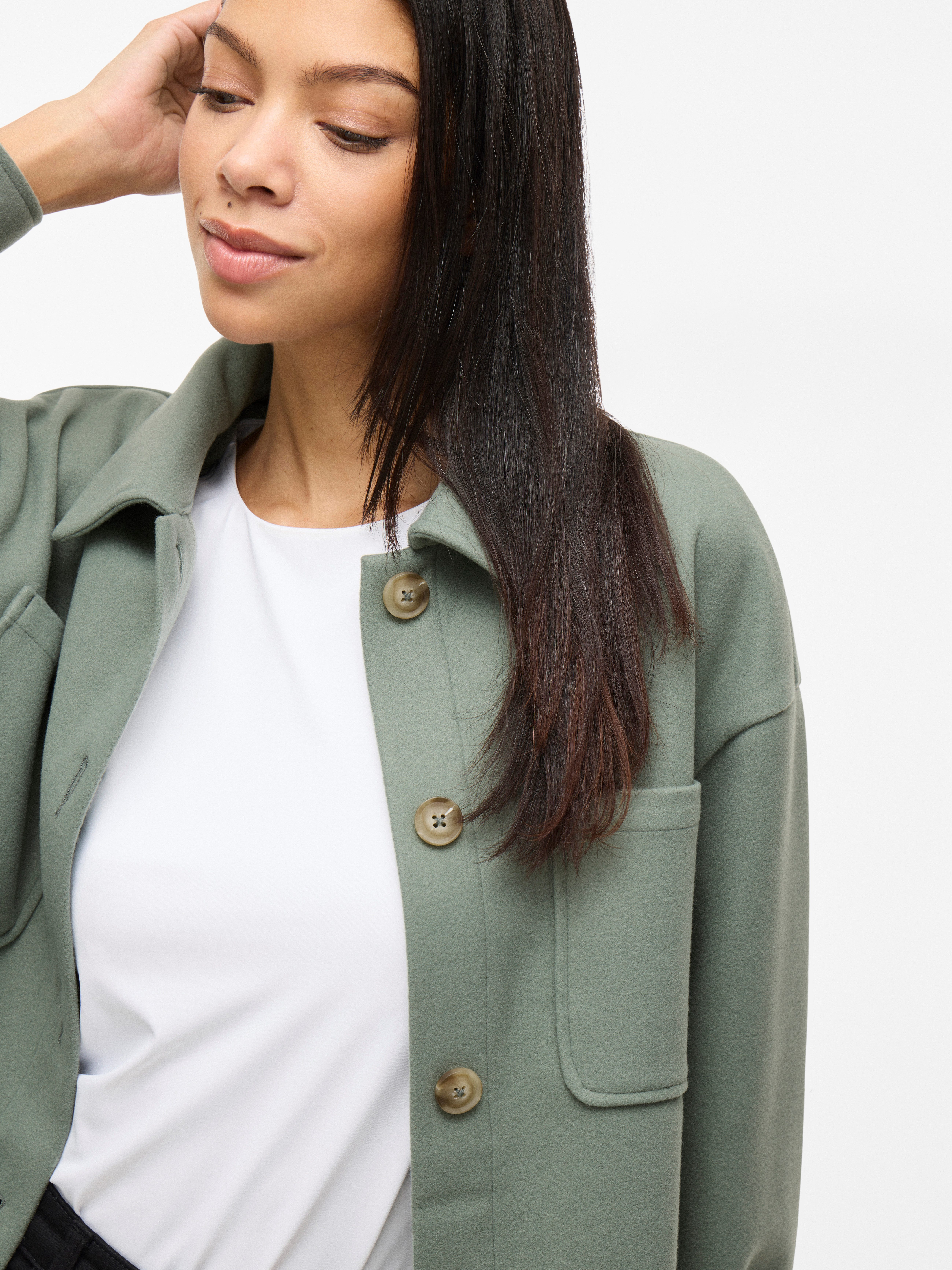 Vila Hemdjacke VIKIMMI SHIRT L/S JACKET - NOOS