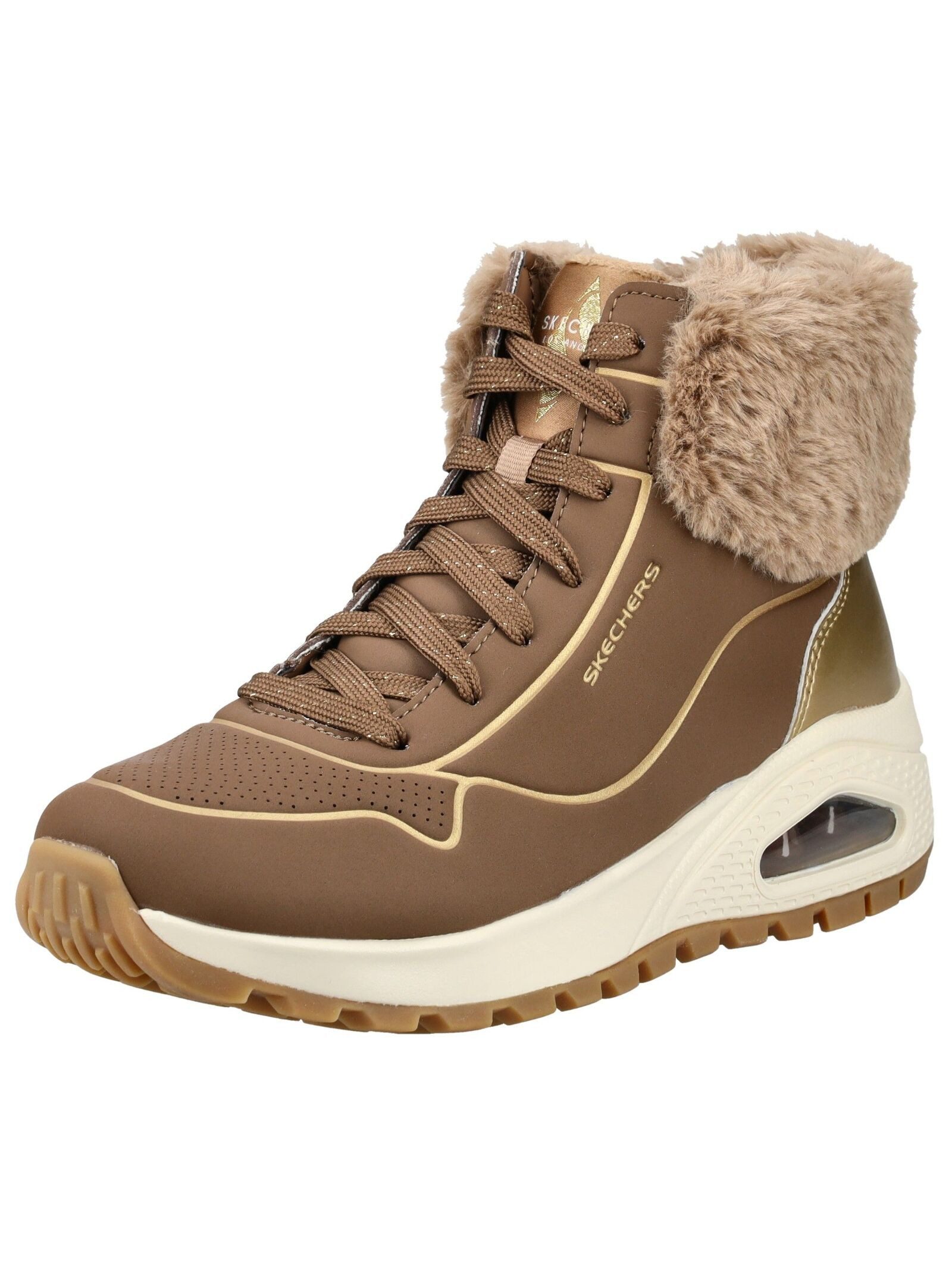 Skechers Skechers Stiefelette Lederimitat/Textil Schnürstiefelette