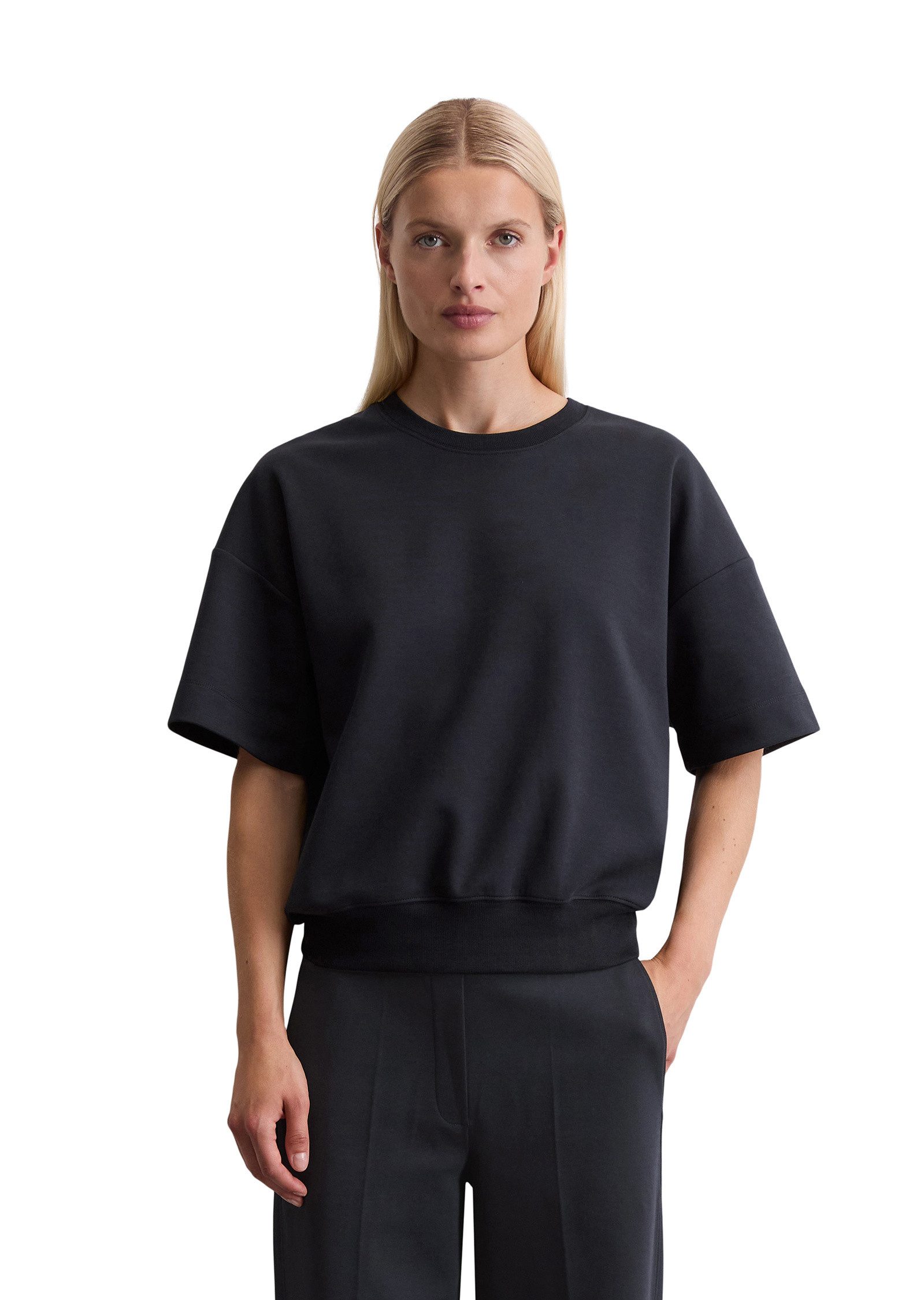 Marc O'Polo Sweatshirt aus Interlock-Jersey günstig online kaufen