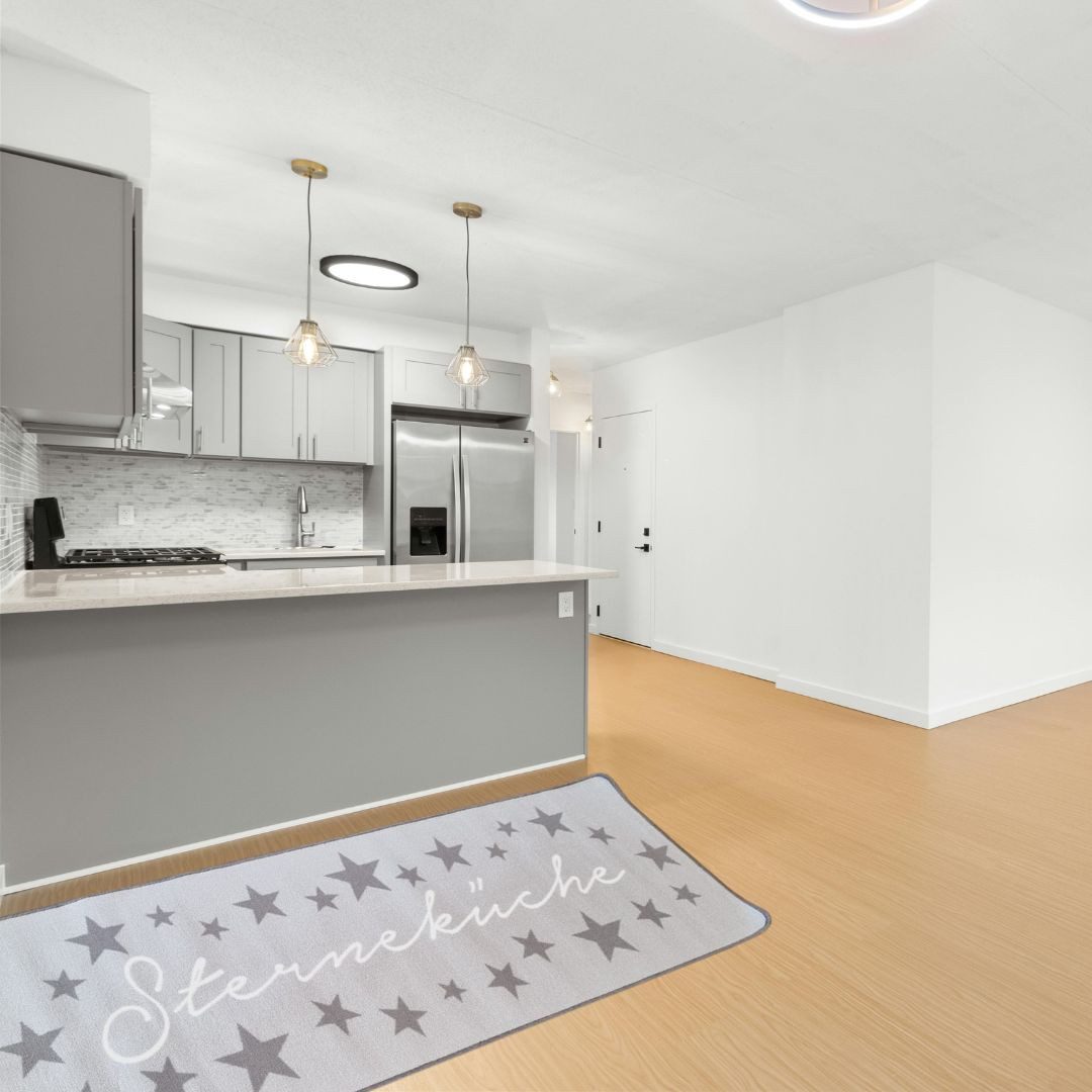 Topanbieter999 Küchenläufer Sterneküche hellgrau, rechteckig, rutschfest