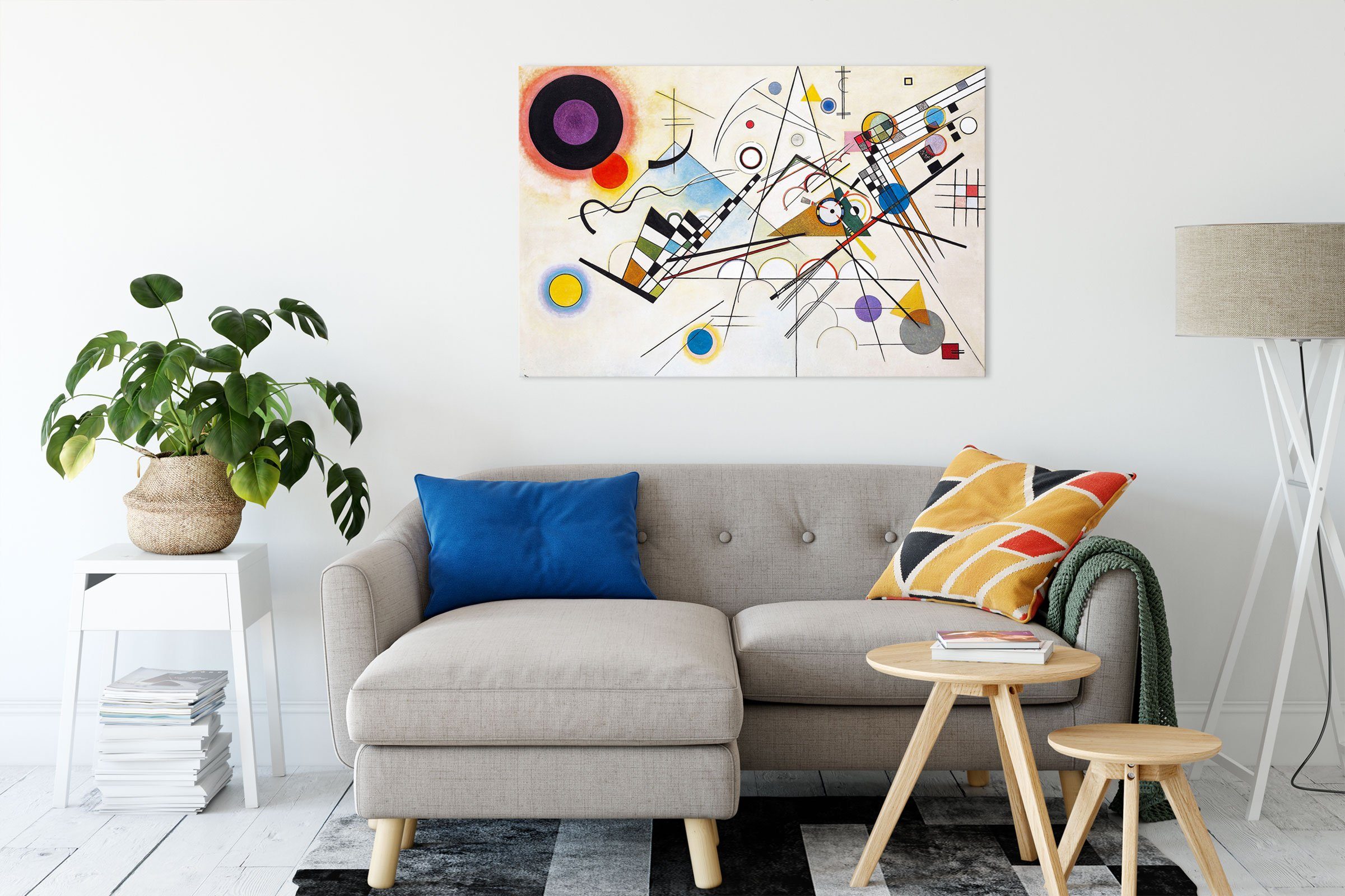 Pixxprint Leinwandbild Wassily Kandinsky - Komposition, günstig online kaufen