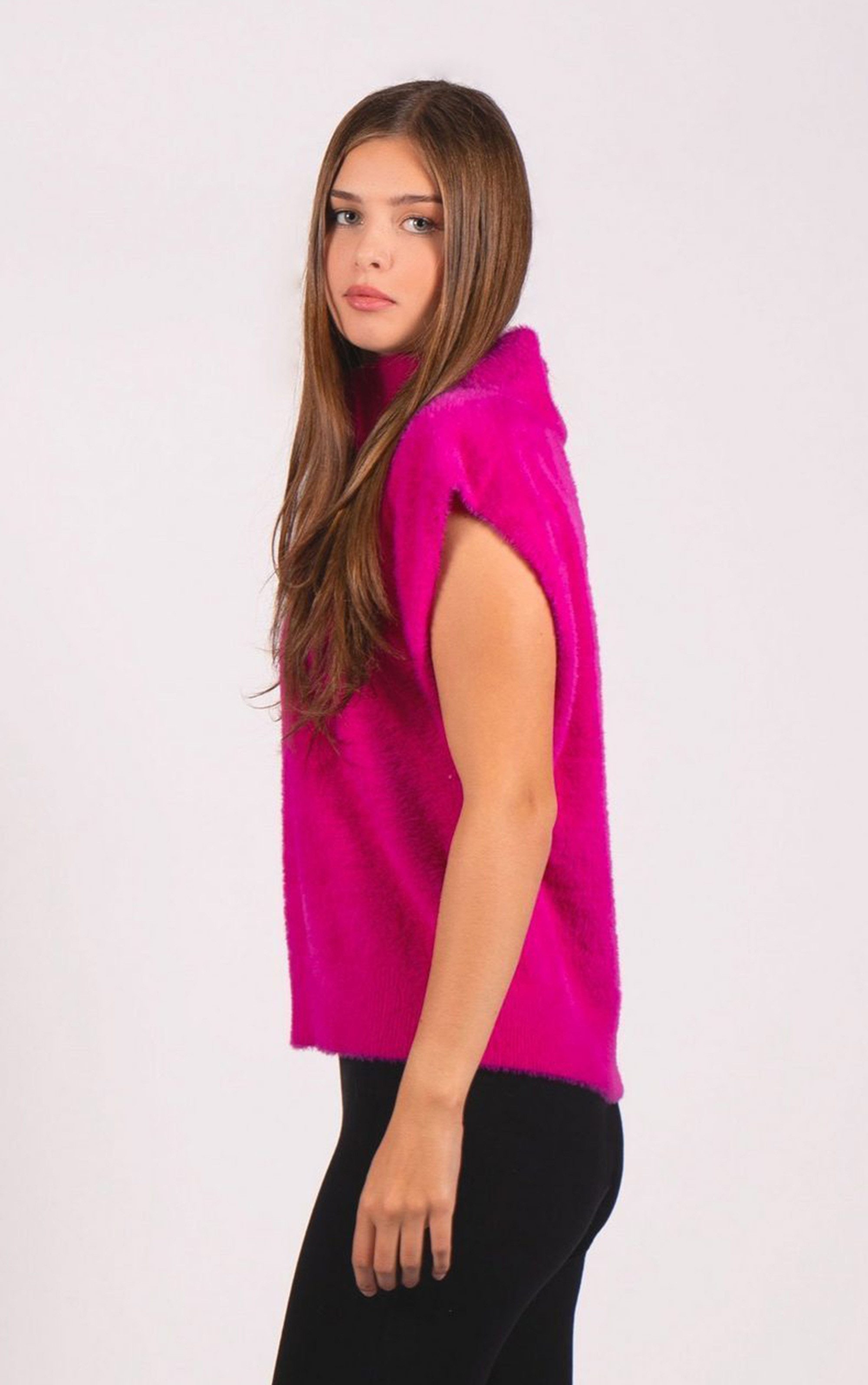 Passioni Pullunder Ärmelloser Strickpullover günstig online kaufen