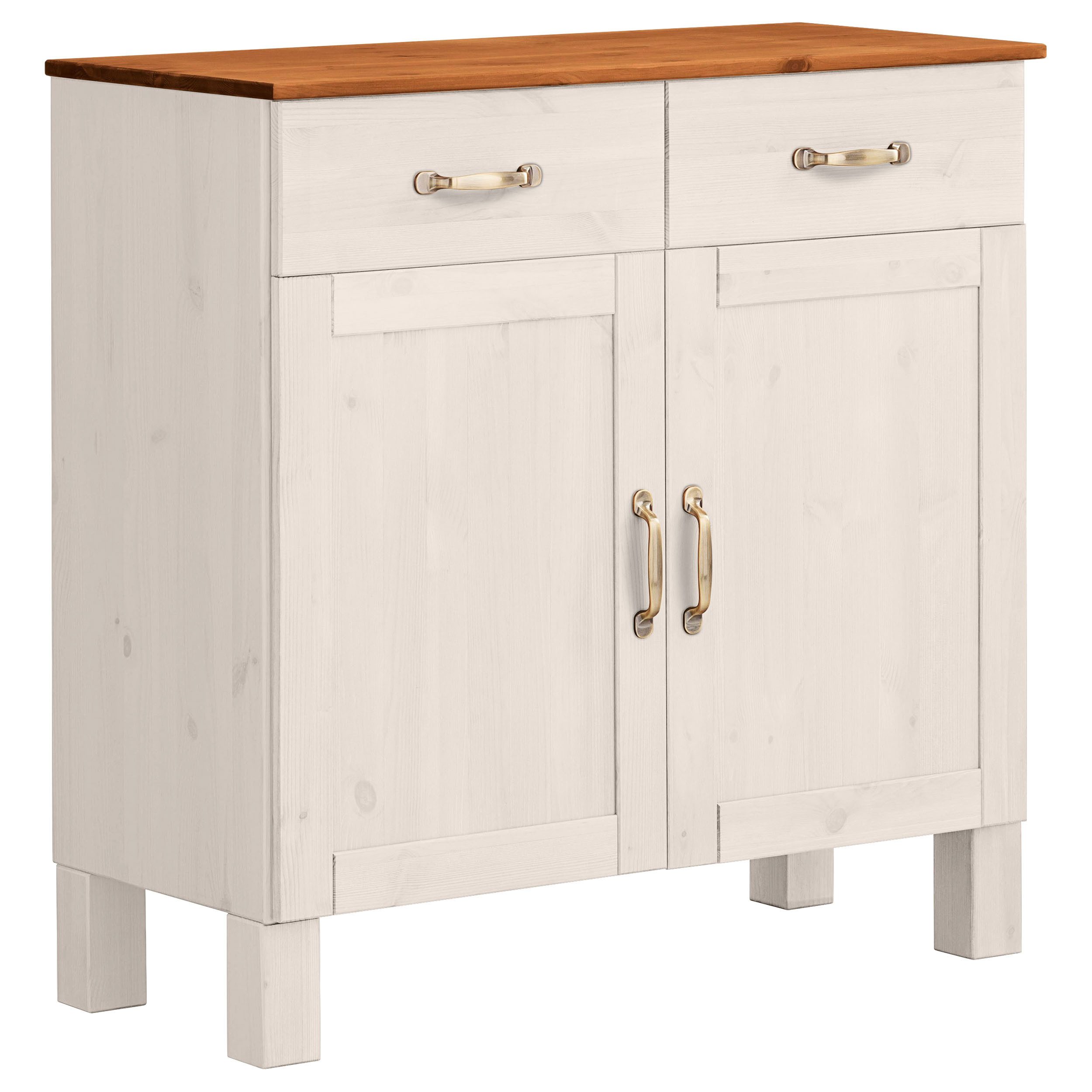Home affaire Sideboard Alby, Breite 85 cm, 2 Türen, 2 Schubkästen