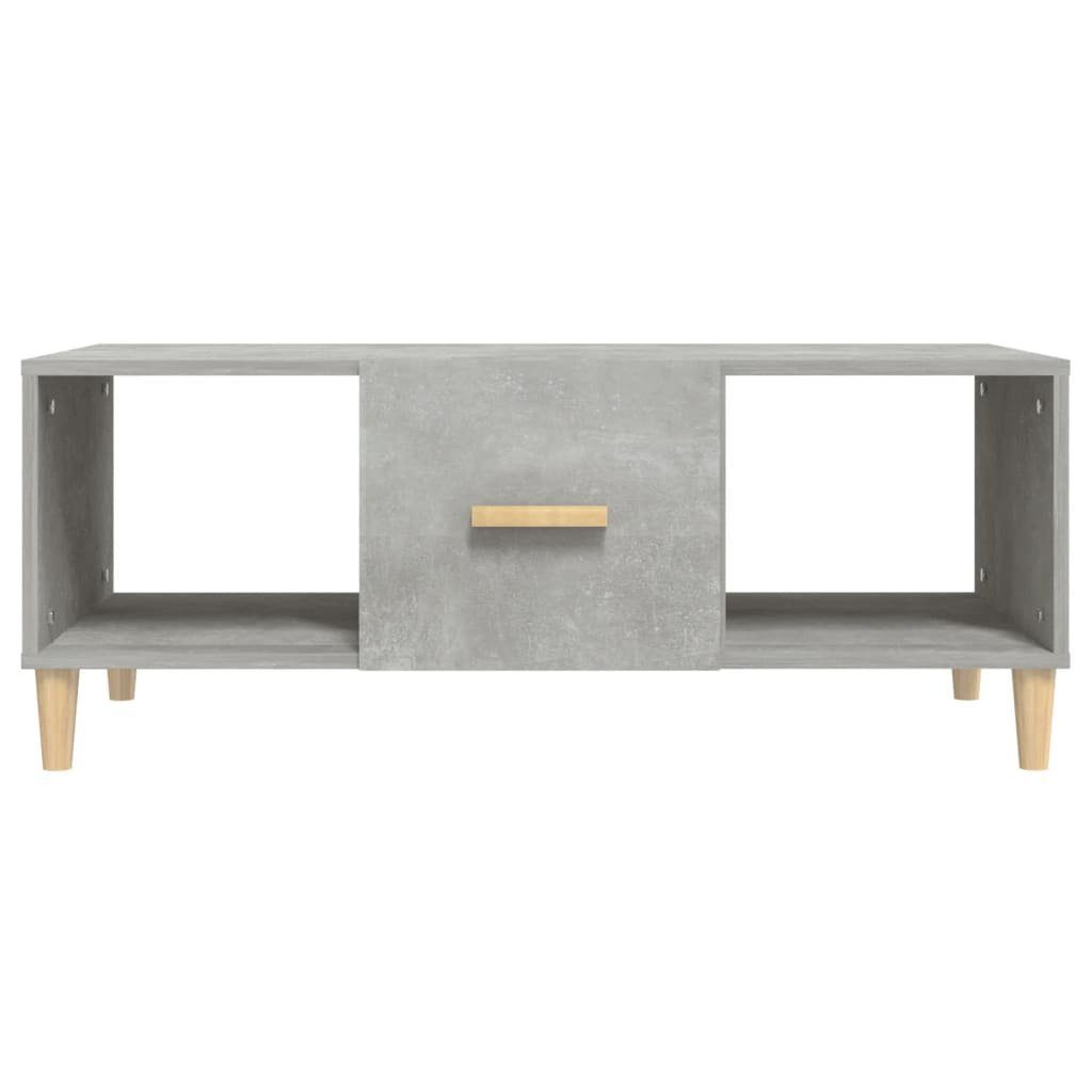 Couchtisch Betongrau | Betongrau vidaXL Couchtisch (1-St) Holzwerkstoff Betongrau 102x50x40 cm