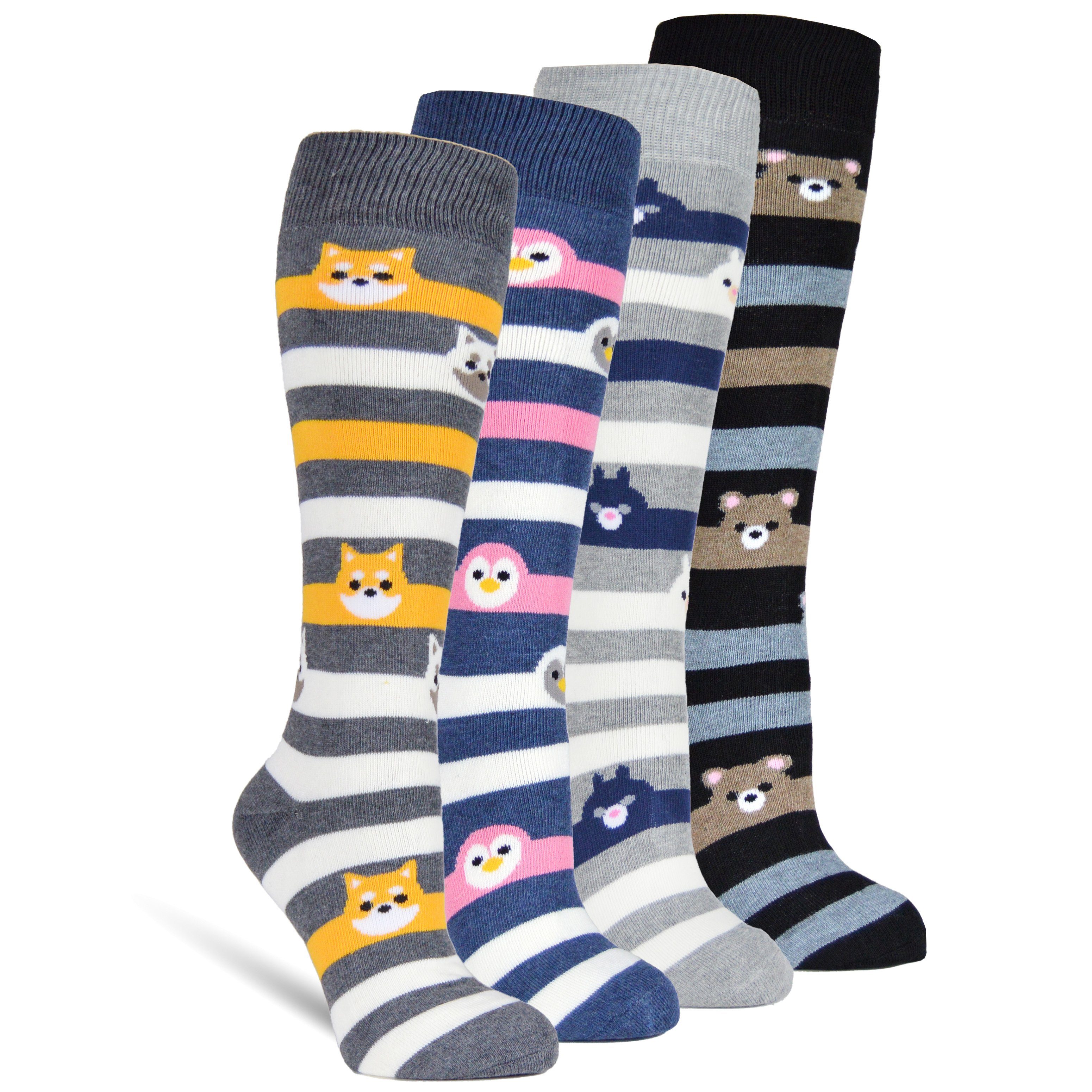 Frostfighter Kniestrümpfe Damen Thermokniestrümpfe Winterkniestrümpfe (4-Pa günstig online kaufen