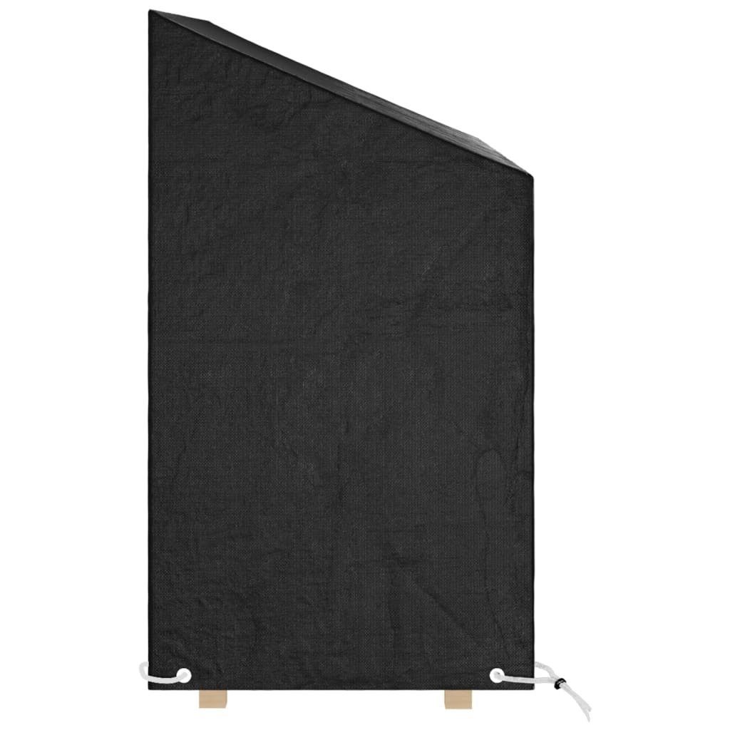 vidaXL Gartenmöbel-Schutzhülle Abdeckung für Gartenbank 8 Ösen 130x70x70/88 cm Polyethylen (1-St) – Bild 4 von 5