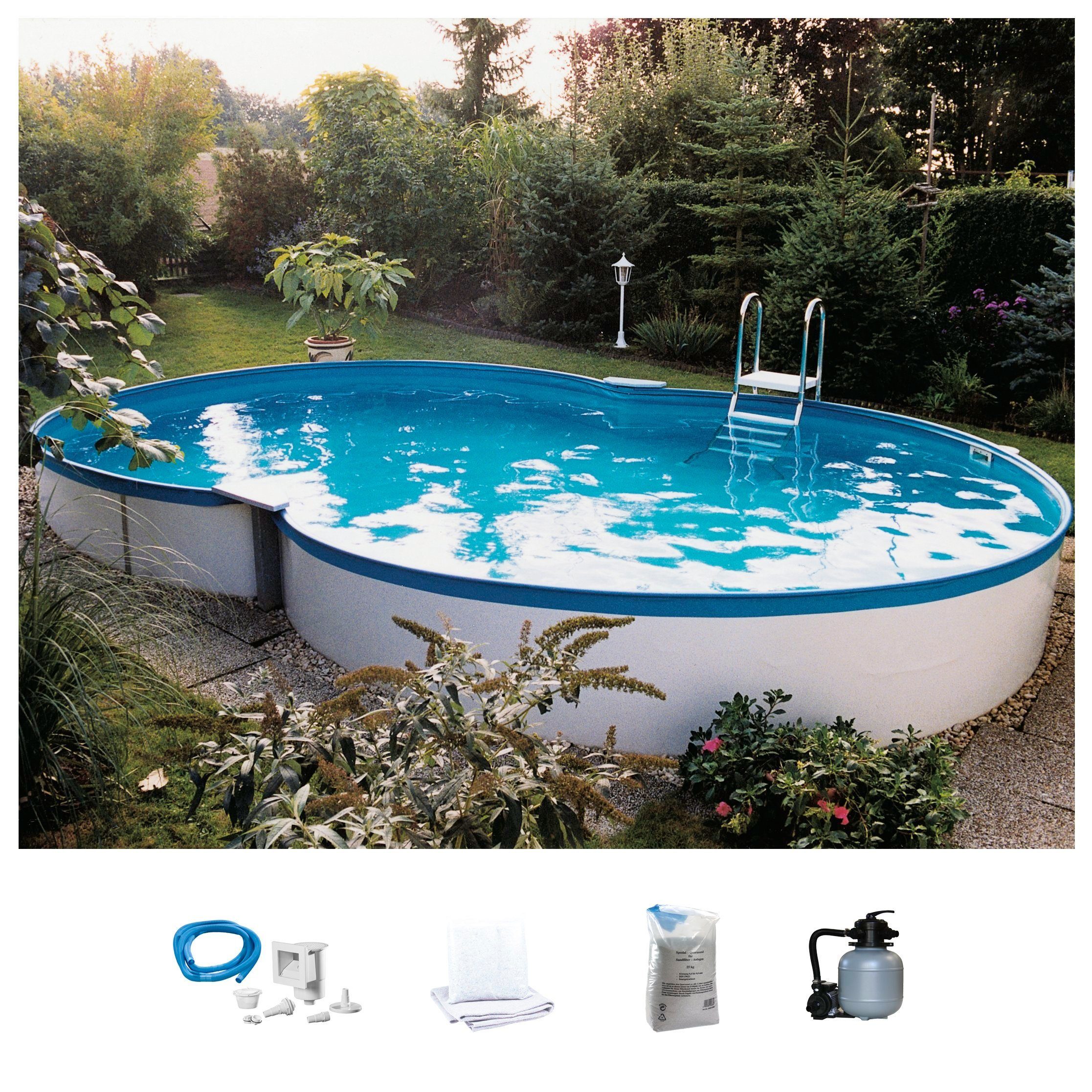 my POOL BWT Achtformpool (Set, 5-tlg), BxLxH: 320x525x120 cm