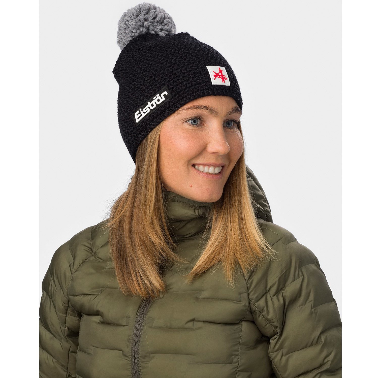 Eisbär Strickmütze Strickmütze Jamie Pompon MÜ SA mit Bommel Unisex (Stück)