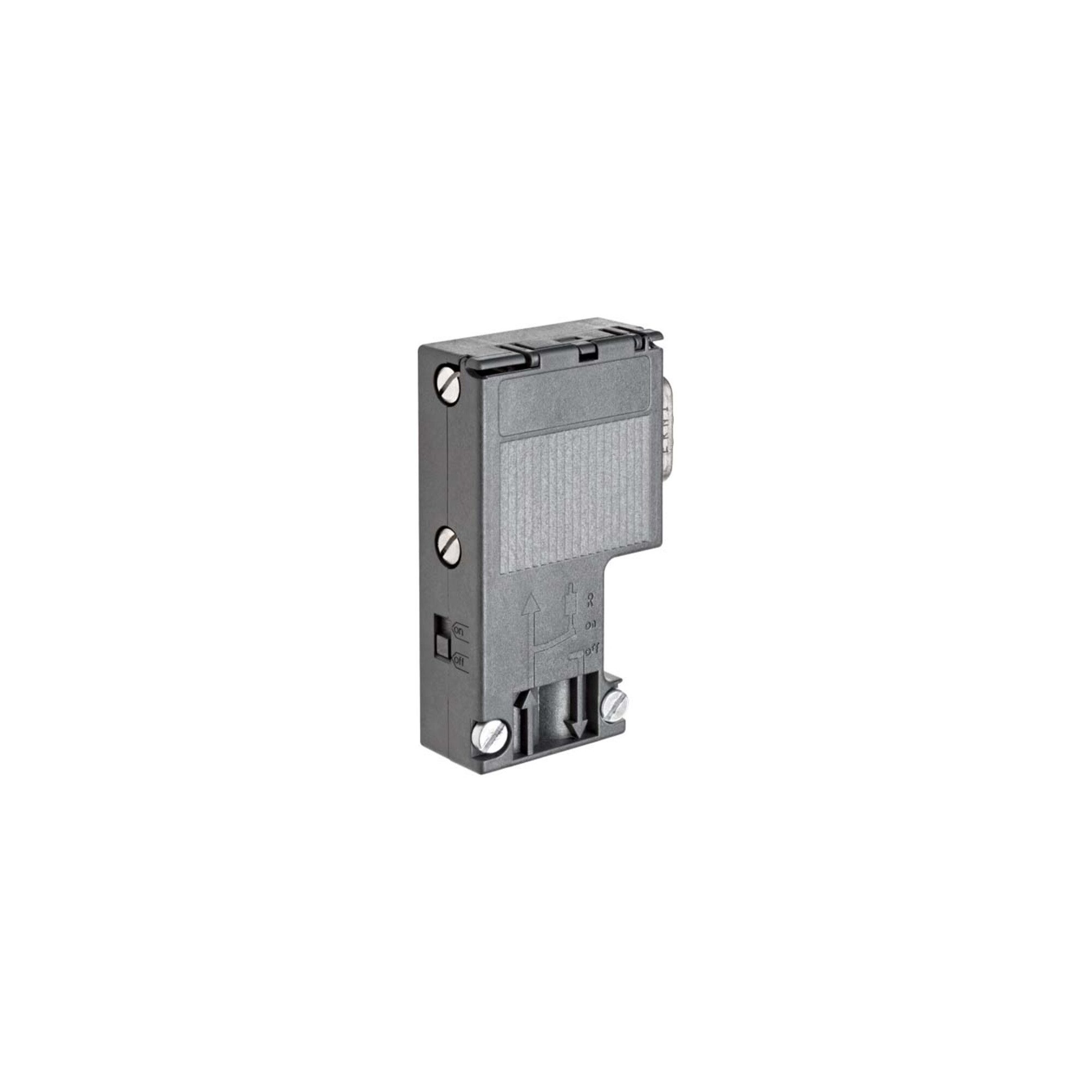 SIEMENS Steckdose Siemens Indus.Sector Anschlussstecker bis 12MBIT S90Grad 6ES7972-0BA12