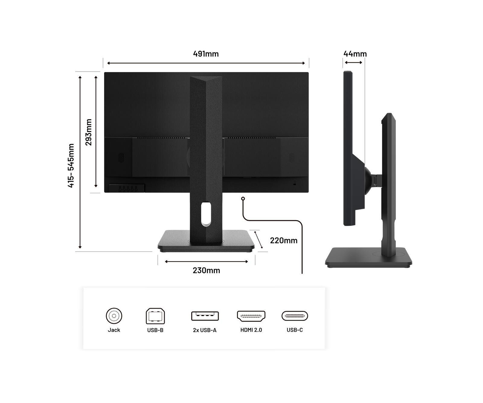 JAPANNEXT Gaming-LED-Monitor (1920 x 1080, 14 ms Reaktionszeit, 75 Hz, ELED)