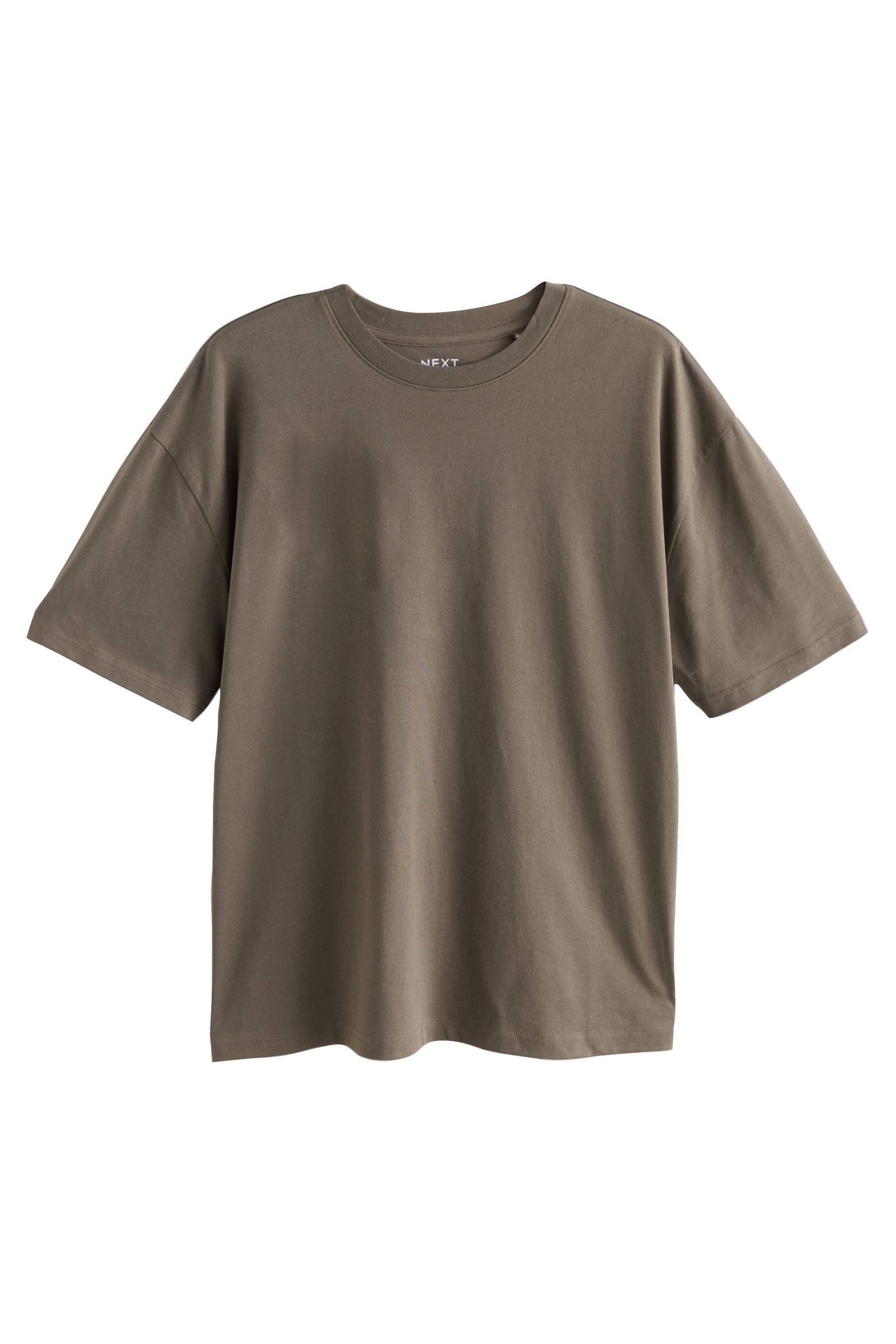 Next T-Shirt Rundhals-T-Shirt im Relaxed Fit günstig online kaufen
