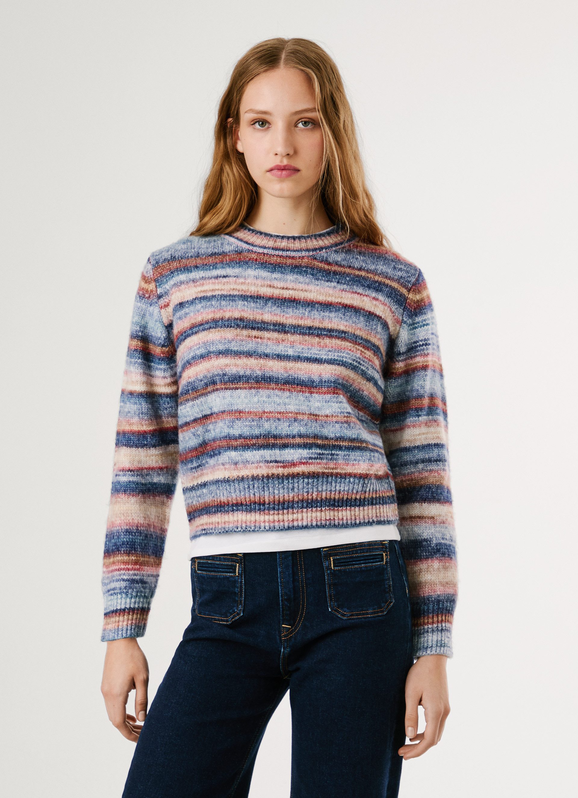Pepe Jeans Strickpullover CELESTE CREW mit Rundhals günstig online kaufen