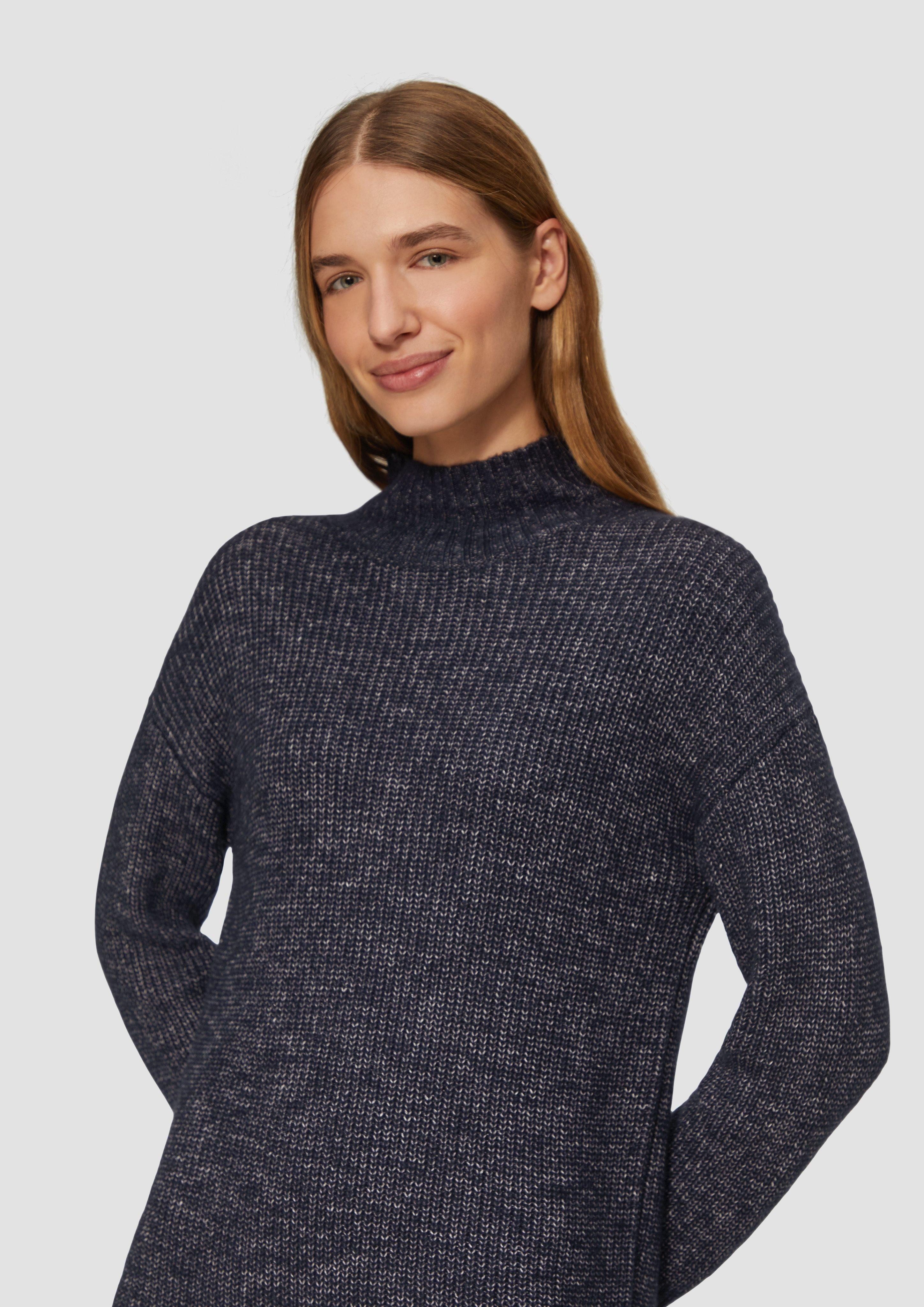 s.Oliver Minikleid Strickkleid mit Stehkragen und günstig online kaufen