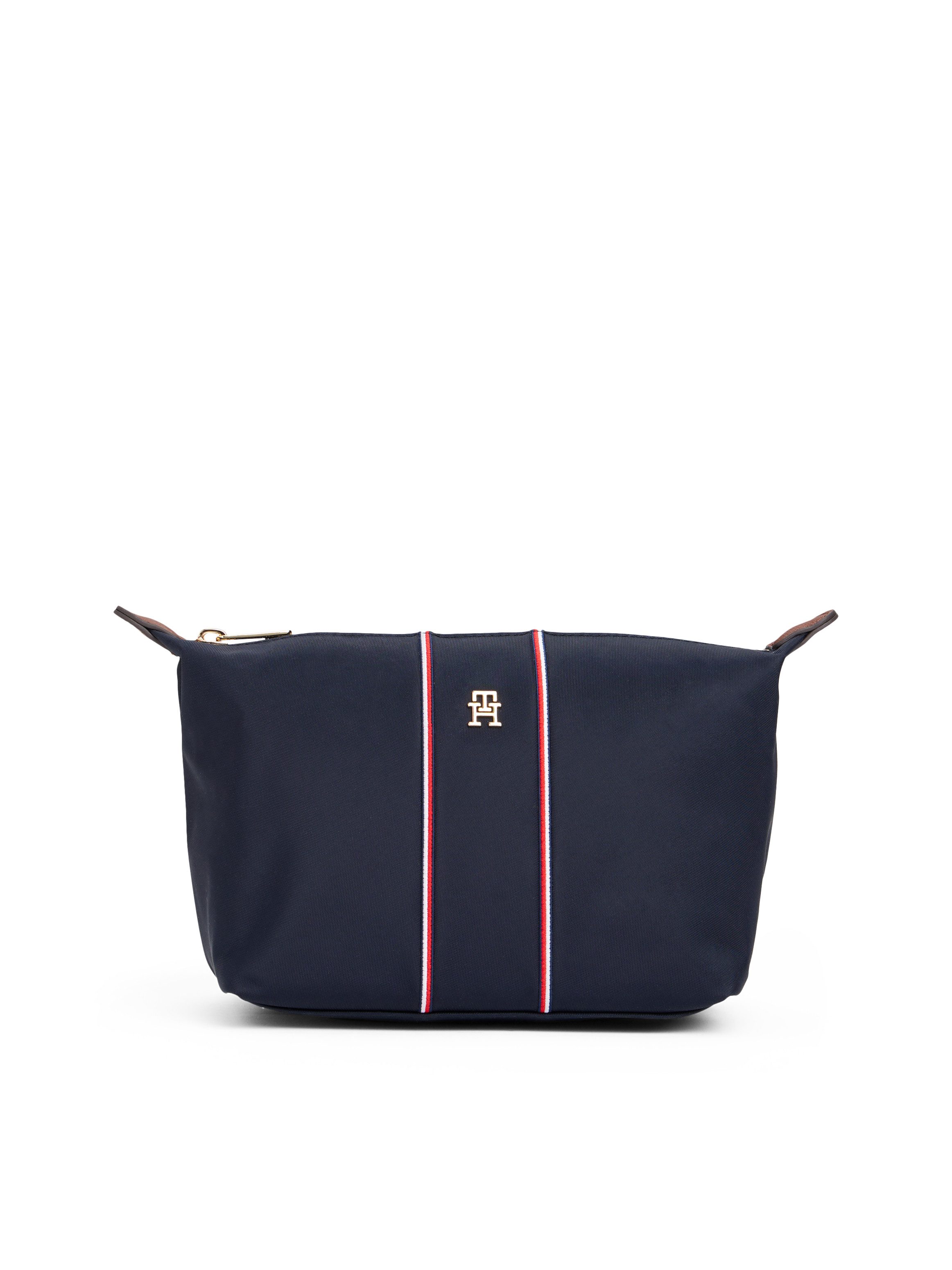 Tommy Hilfiger Kosmetiktasche TH ICON WASHBAG NYLON CORP, Reise, Damen Сумки для туалетных принадлежностей mit Kontrastbesätzen in Tommy Цвета(ов)