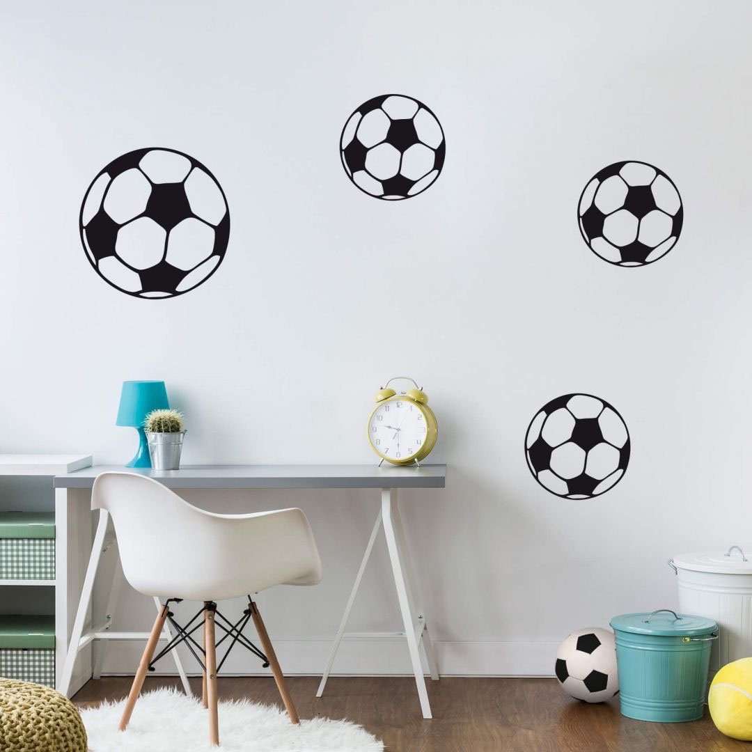 Wall-Art Wandtattoo Fußball Wandaufkleber (1 St), selbstklebend, entfernbar