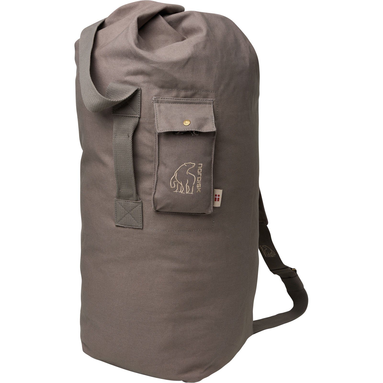 Nordisk Gurt Rucksack Gull Kongsberg Seesack 65 Grey Reisetasche Bag, Reise Doppel Duffel Leinen Duffle Dark