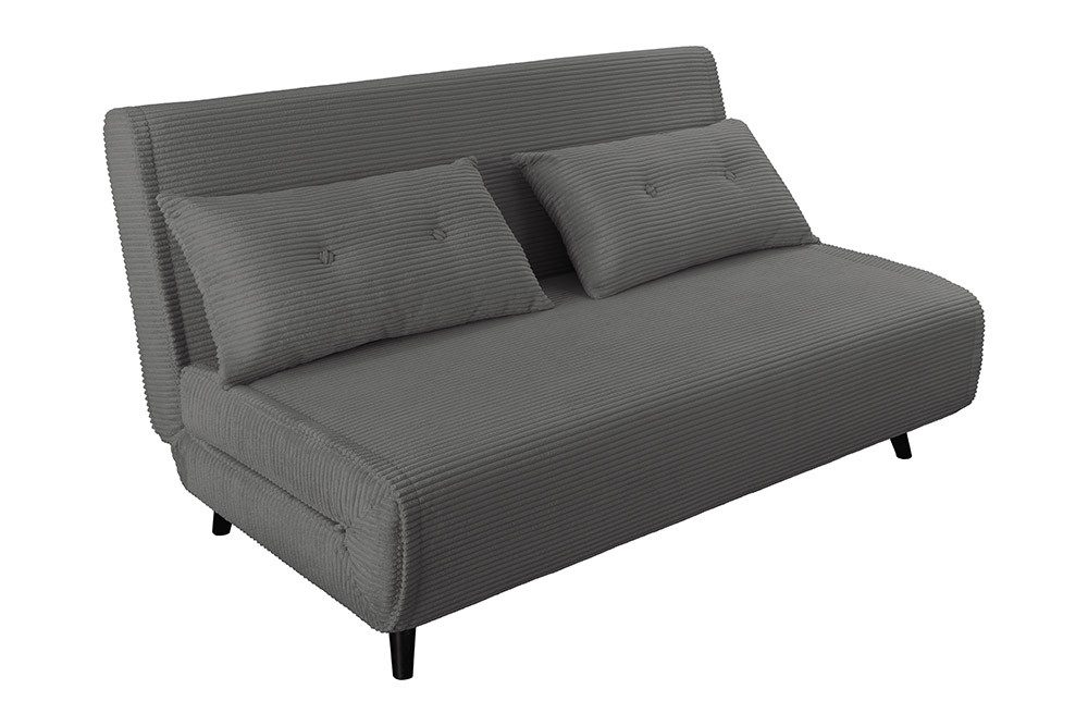 riess-ambiente Relaxsessel SMART MULTIFUNCTION 140cm grau - Cord, Bettfunktion, FSC-zertifiziert (Einzelartikel, 1-St), Ausziehbarer Schlafsessel - ideal für Arbeits-, Wohn- und Gästezimmer