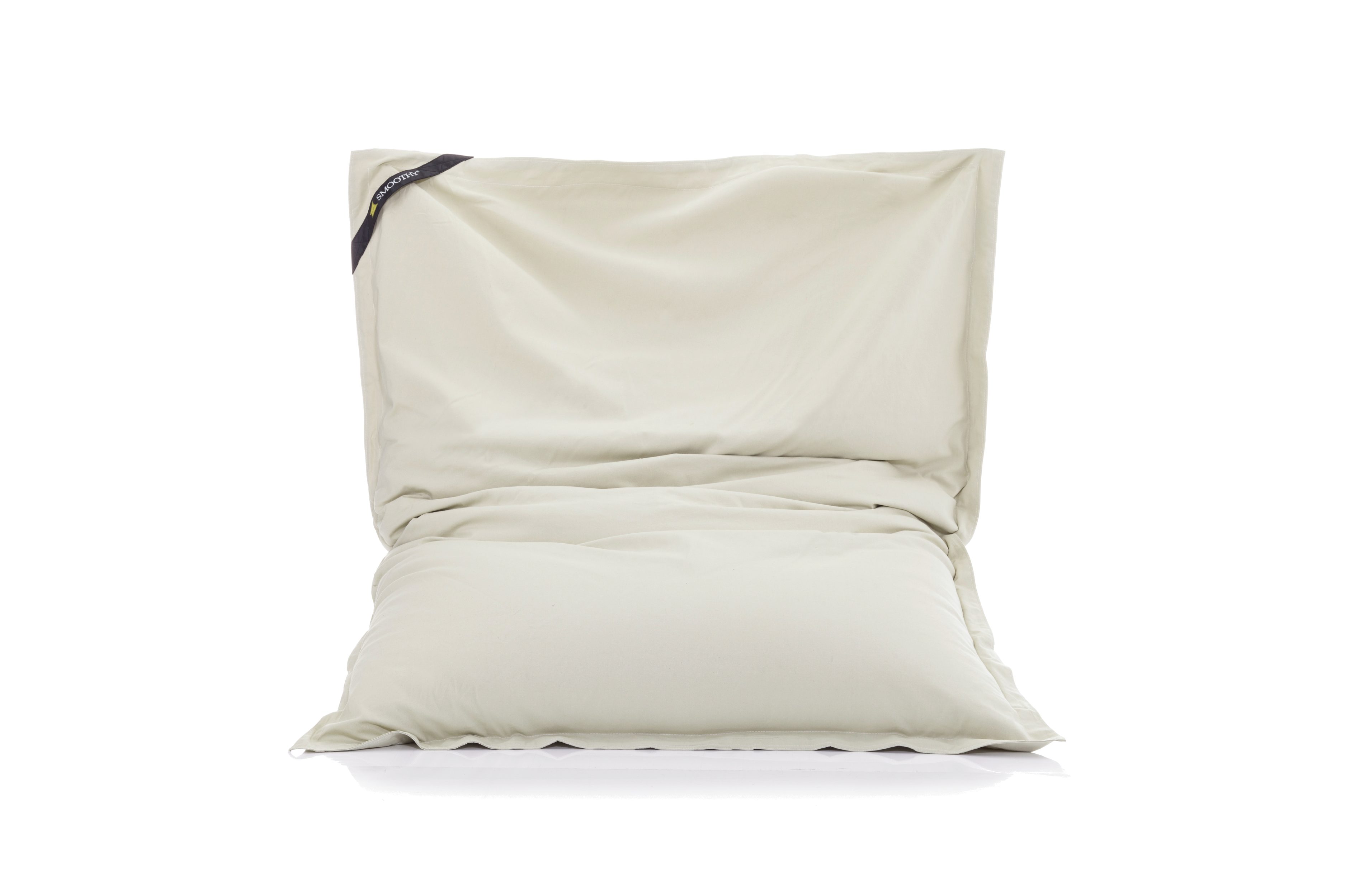 x Sitzsack (180 Indoor 140 Sessel Beige Baumwolle Smoothy aus Riesensitzsack cm), Sitzkissen XXL Cotton