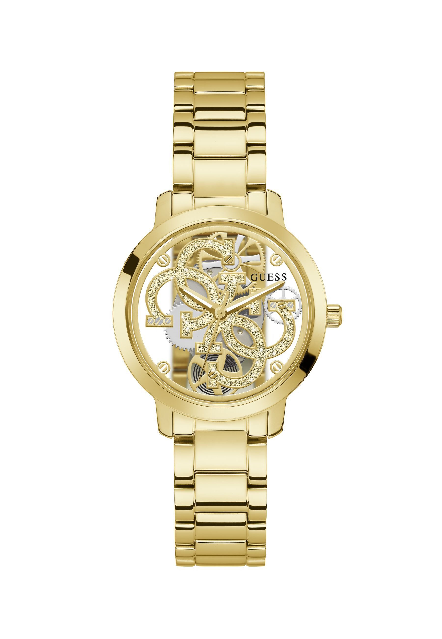 Guess Quarzuhr GT QUATTRO CLEAR, (1-tlg), Quarz-Analoguhr günstig online kaufen