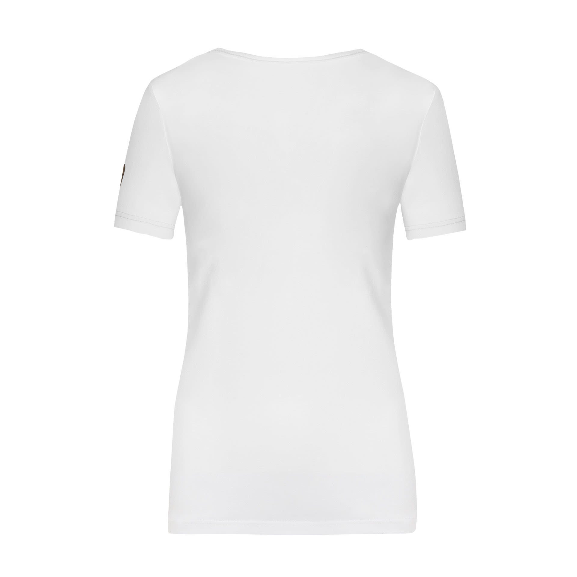 Almgwand T-Shirt Almgwand W - Breitenalm White Kurzarm-Shirt Damen Red