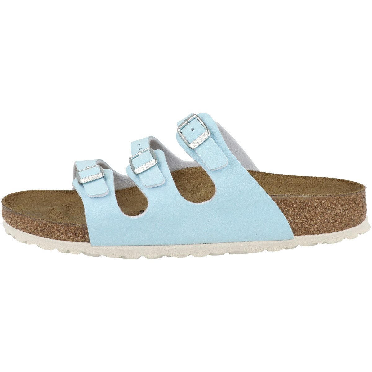 Birkenstock Florida Birko-Flor Nubuk schmal Damen Sandale Sandaletten, Somm günstig online kaufen