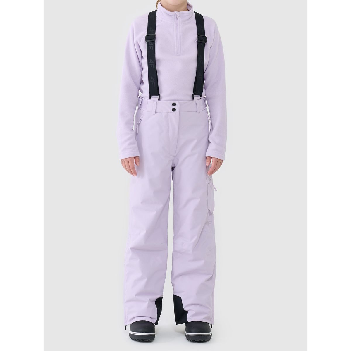 4F Skihose Trousers FNK F0962 Wasserdichte, atmungsaktive Damen-Skihose mit reflektierenden Details