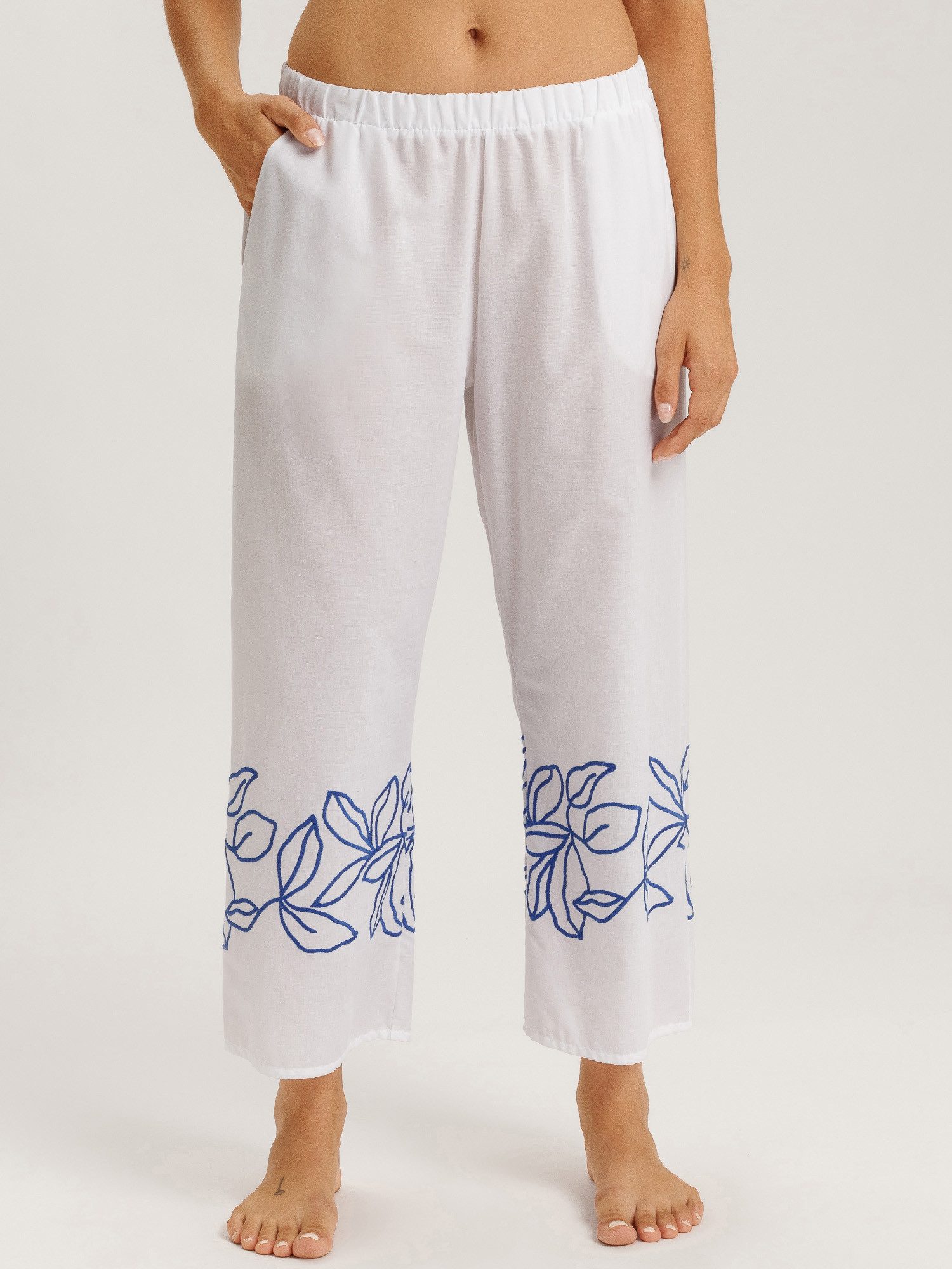 Hanro Pyjamahose Liz schlaf-hose pyjama schlafmode