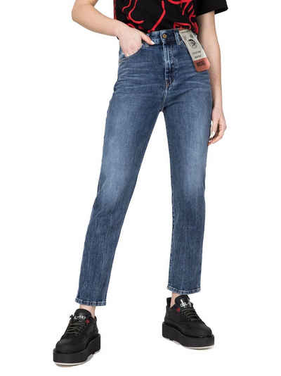 Diesel Straight-Jeans High Waist Stretch Hose - D-EISELLE 0098W - Länge:30