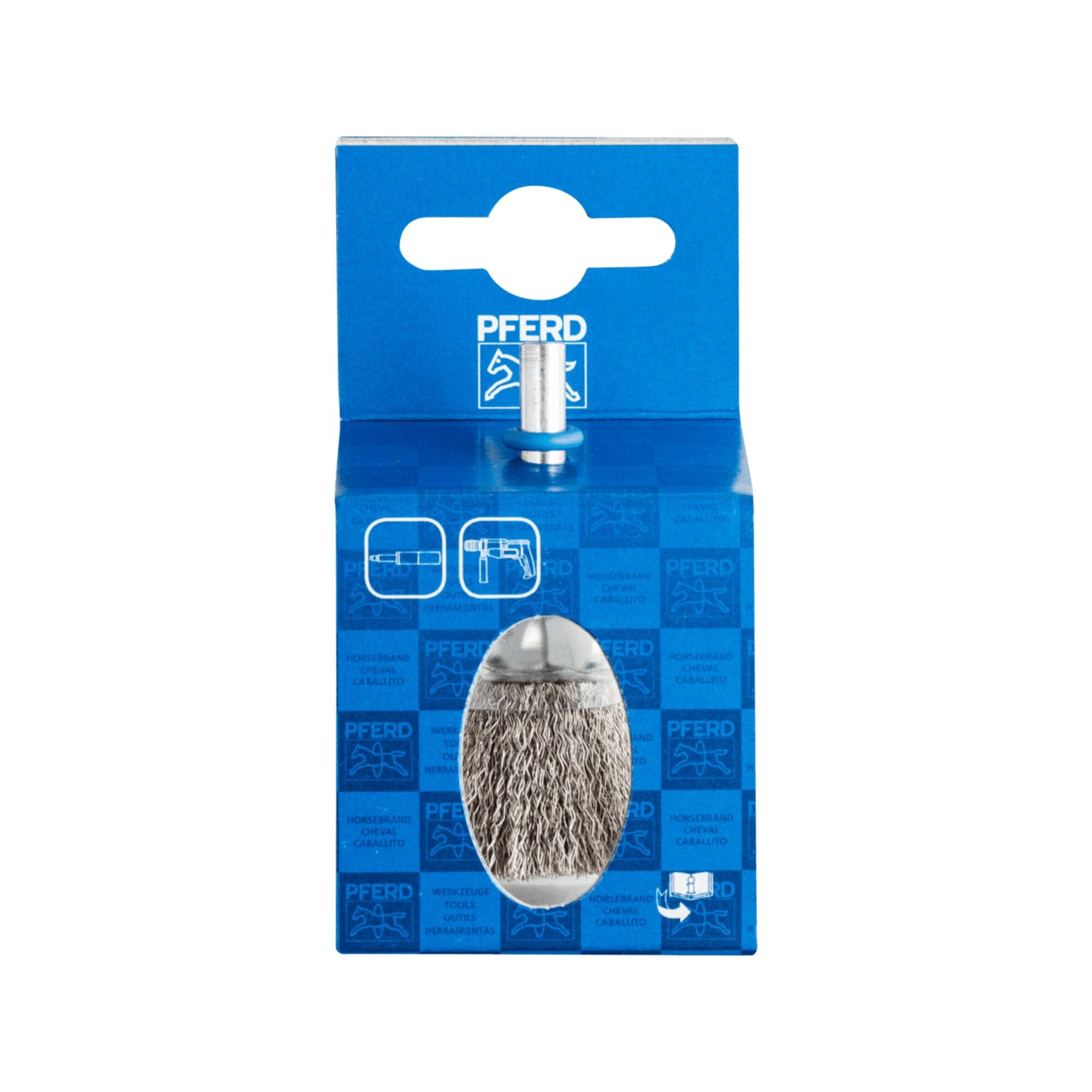 Pferd Pinsel PFERD TOOLS POS Pinselbürste ungezopft PBU Ø20mm Schaft-Ø6 mm