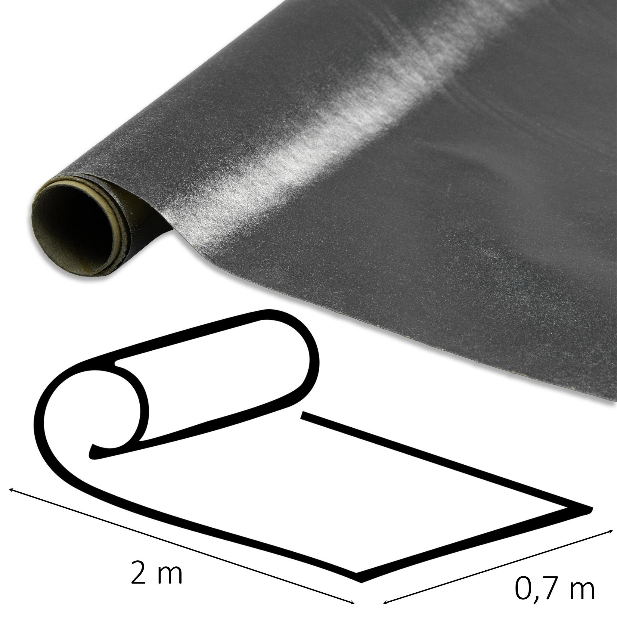 maDDma Geschenkpapier 1 Rolle Geschenkpapier mit Metalleffekt 0,7x2m Weihnachten Deko, Rolle