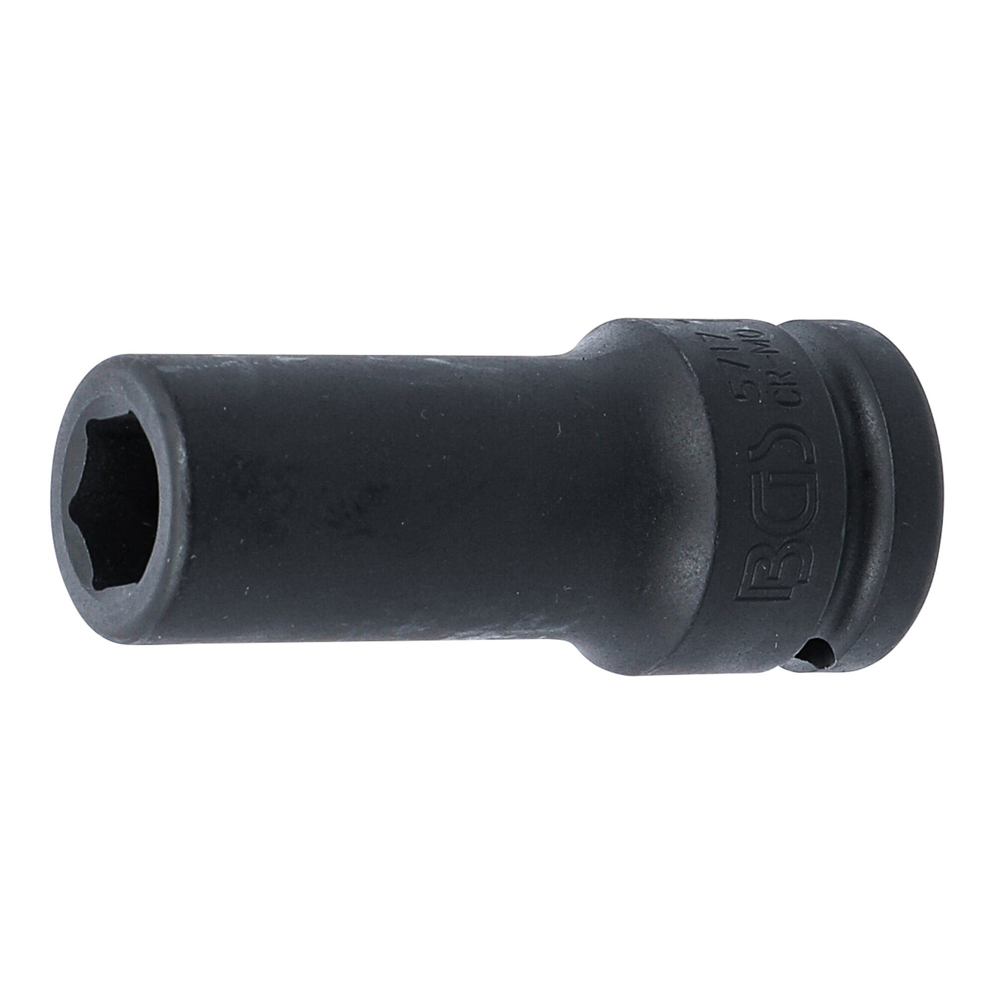 BGS technic Steckschlüssel BGS Kraft-Steckschlüssel-Einsatz Sechskant, tief 5717, Antrieb Innenvi