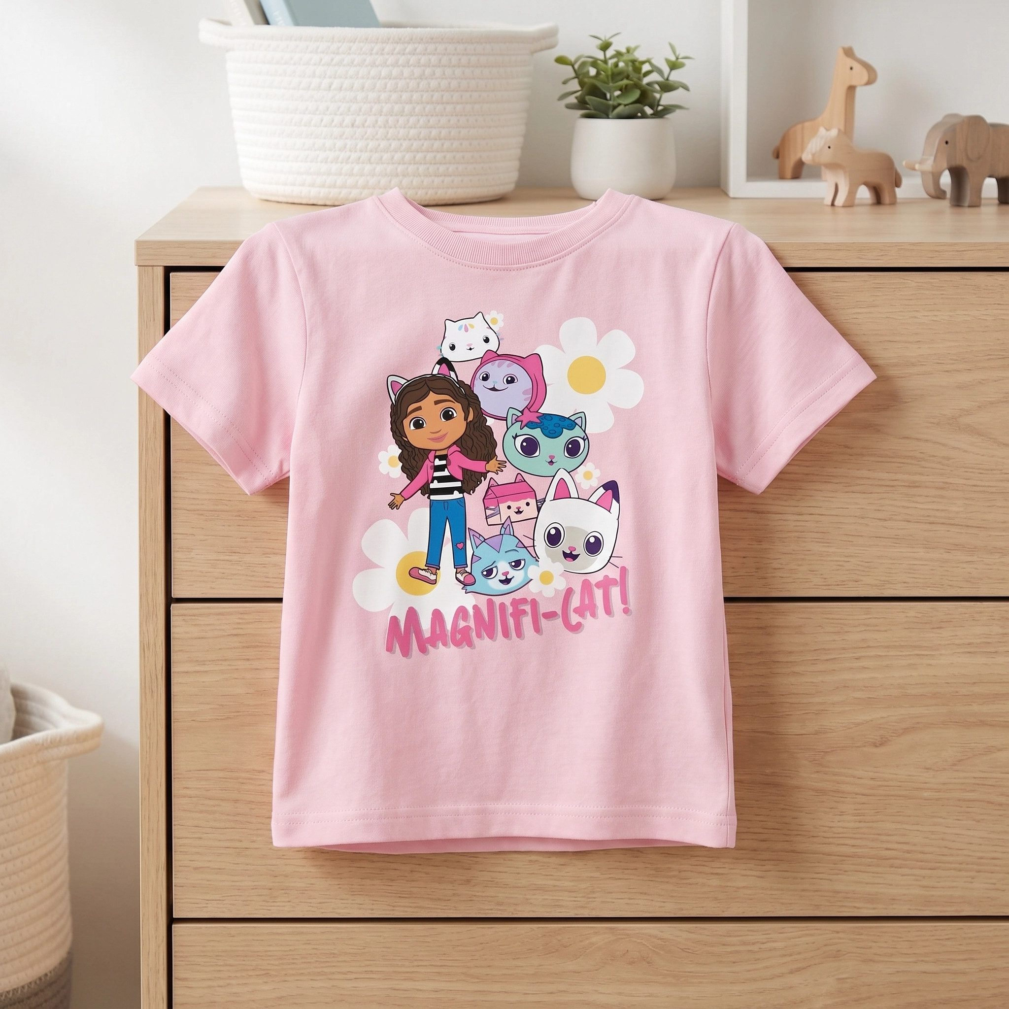 Gabby's Dollhouse Print-Shirt Gabbys Dollhouse Mädchen Kinder T-Shirt Shirt 100% Baumwolle Gr. 98 bis 128