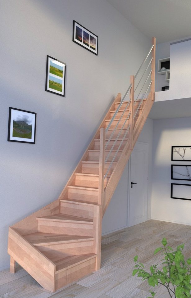 Starwood Raumspartreppe »Rhodos«, für Geschosshöhen bis 300 cm, Stufen