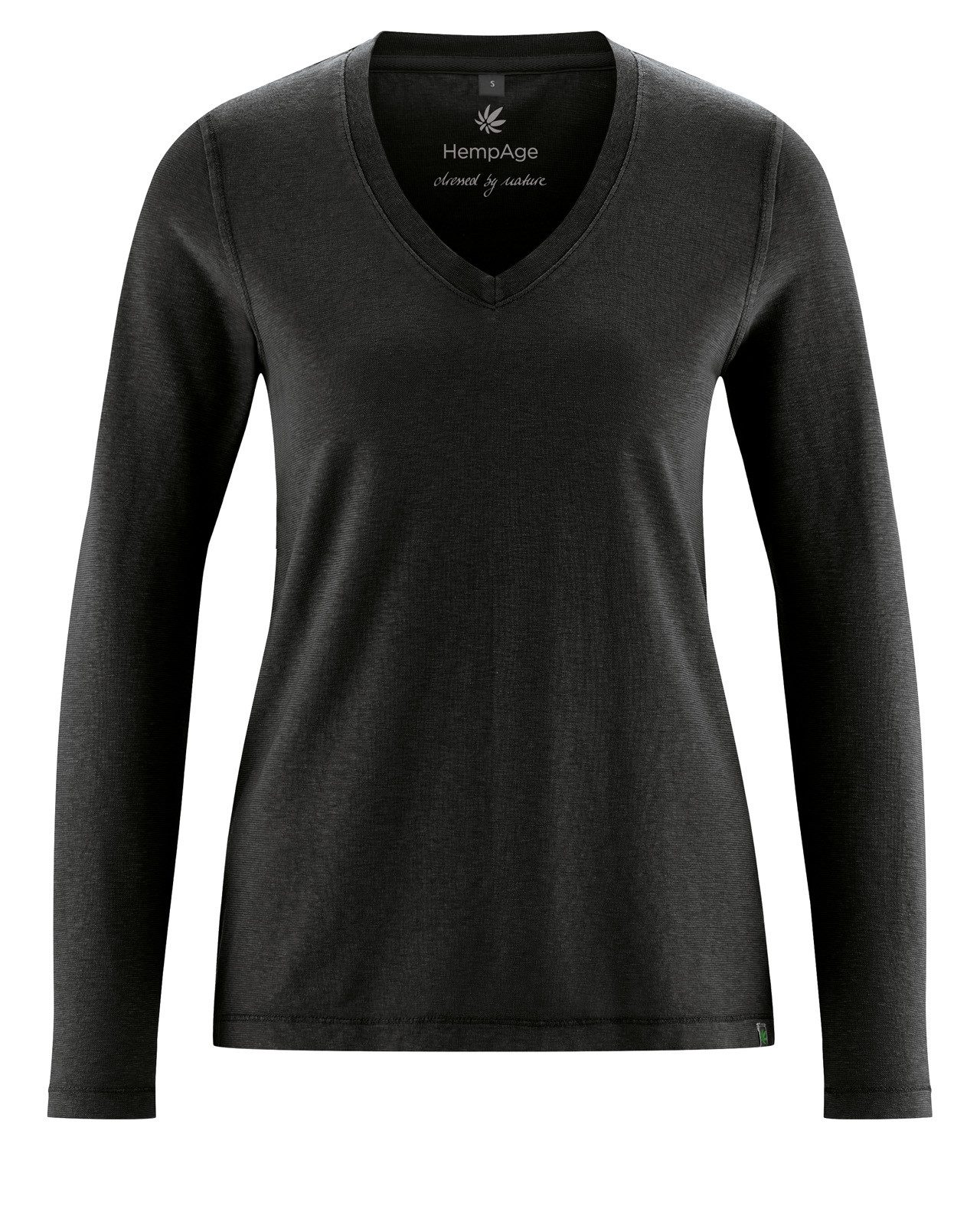 Langarmshirt Sportliches Langarmshirt Hanf/Biobaumwolle Normal Fit