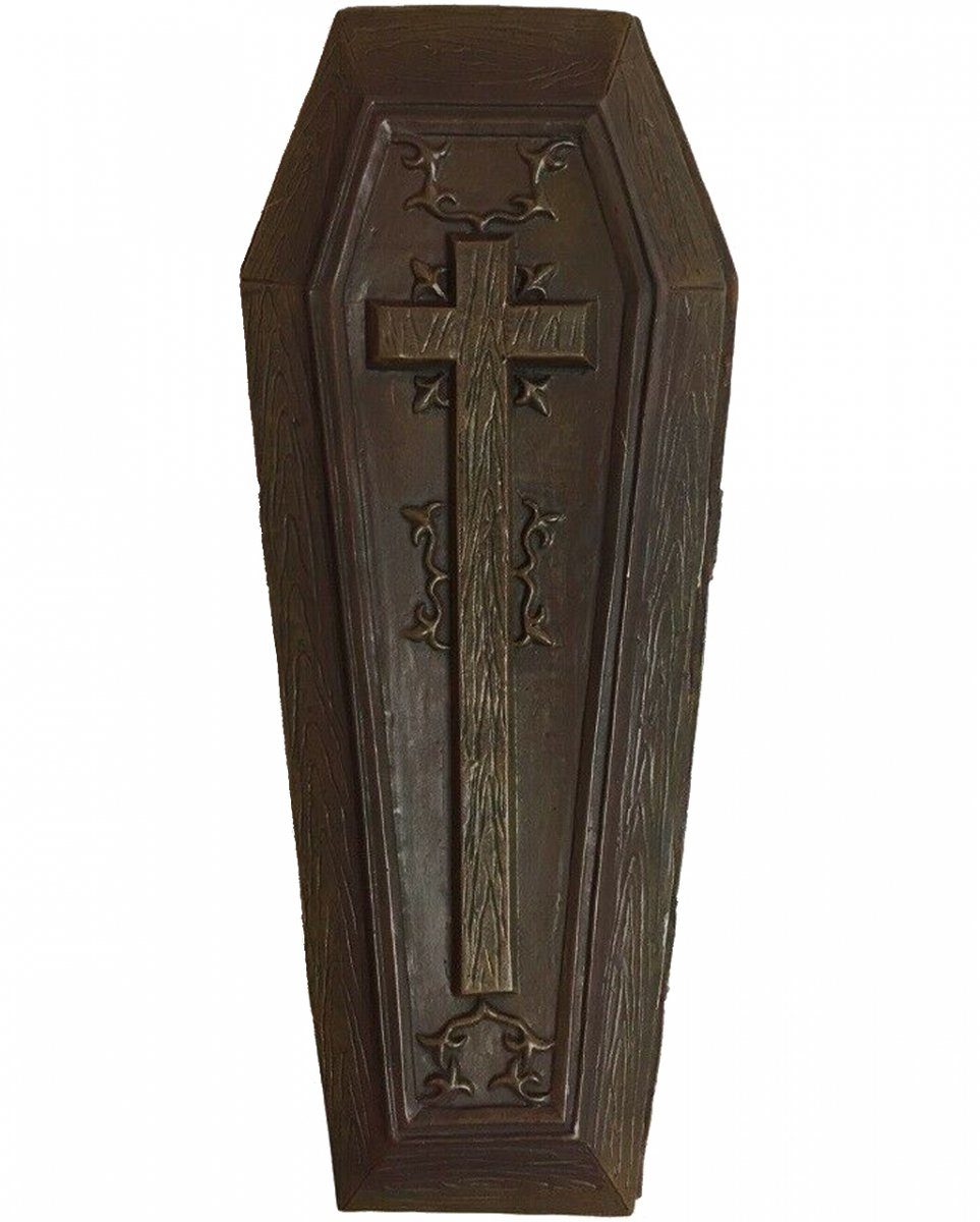 Horror-Shop Dekofigur Braune Vampir Sarg Schatulle für Gothic Schmuck
