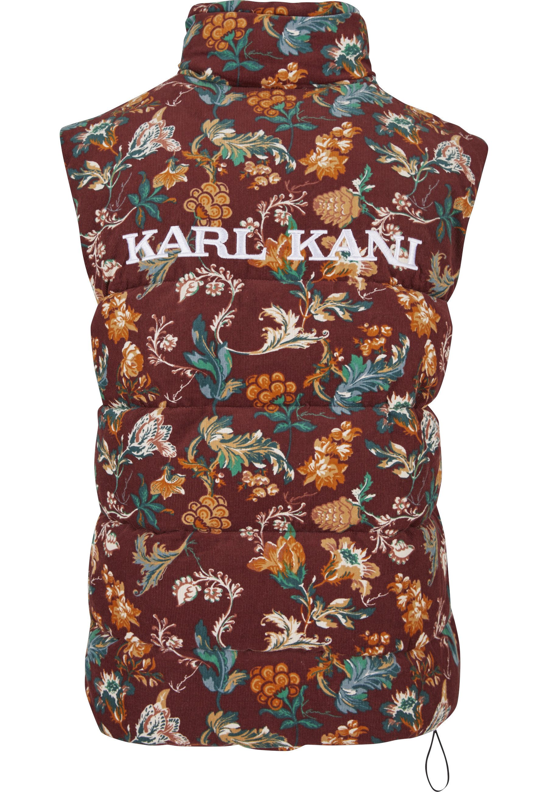Karl Kani Steppweste Karl Kani Herren KM223-079-1 OG Corduroy Flower Puffer Vest (1-tlg)
