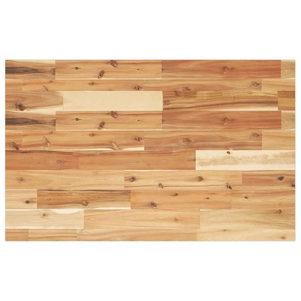vidaXL Tischplatte Tischplatte Rechteckig 80x50x2 cm Massivholz (1 St)