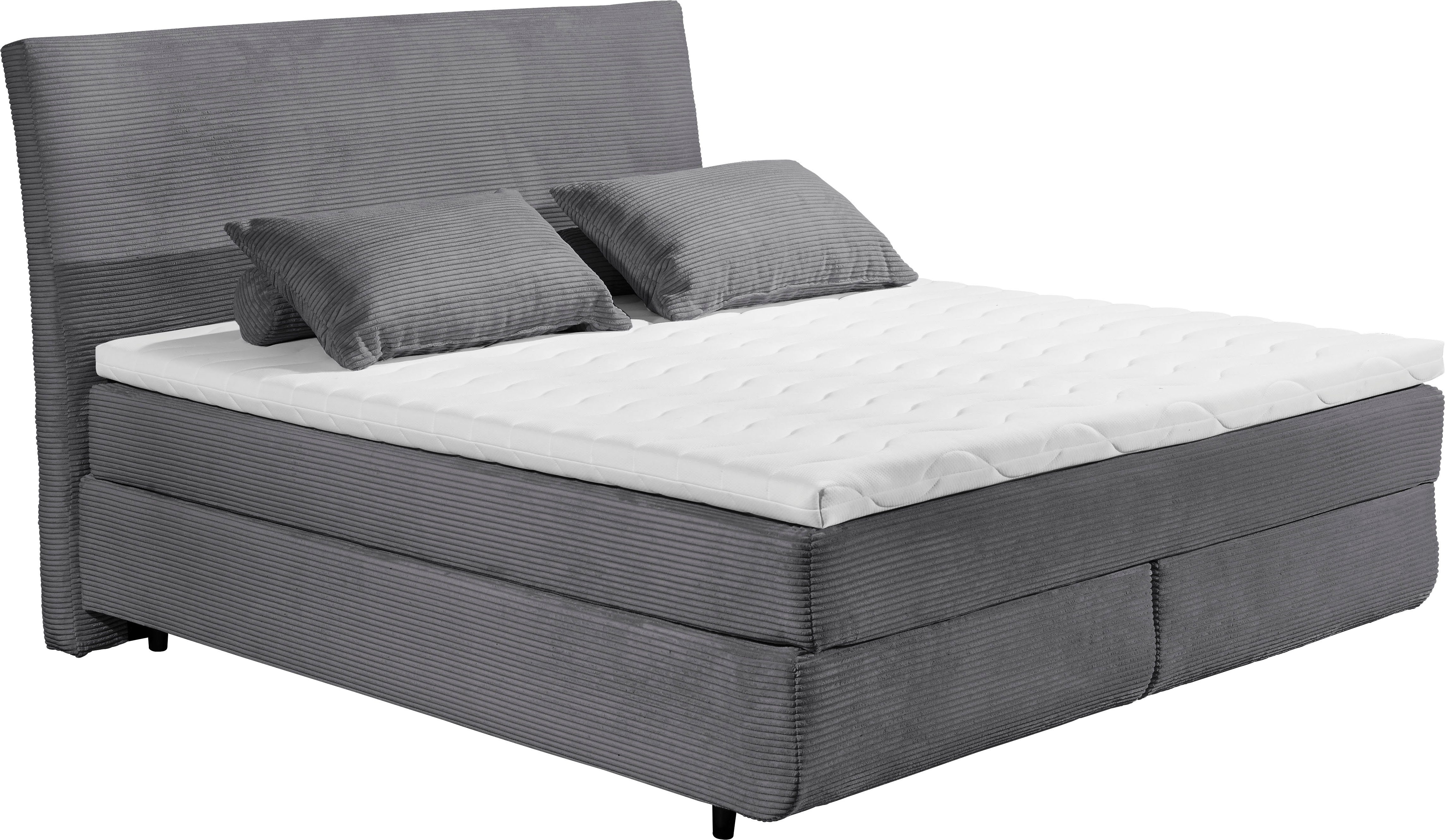 ED EXCITING DESIGN Boxspringbett Marbella, Duo-Matratze- günstig online kaufen